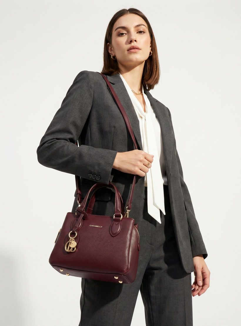 شنطة توت بارزة الملمس مع محفظة من كريسبيلا-women-bagsandwallets-handbags-image-2