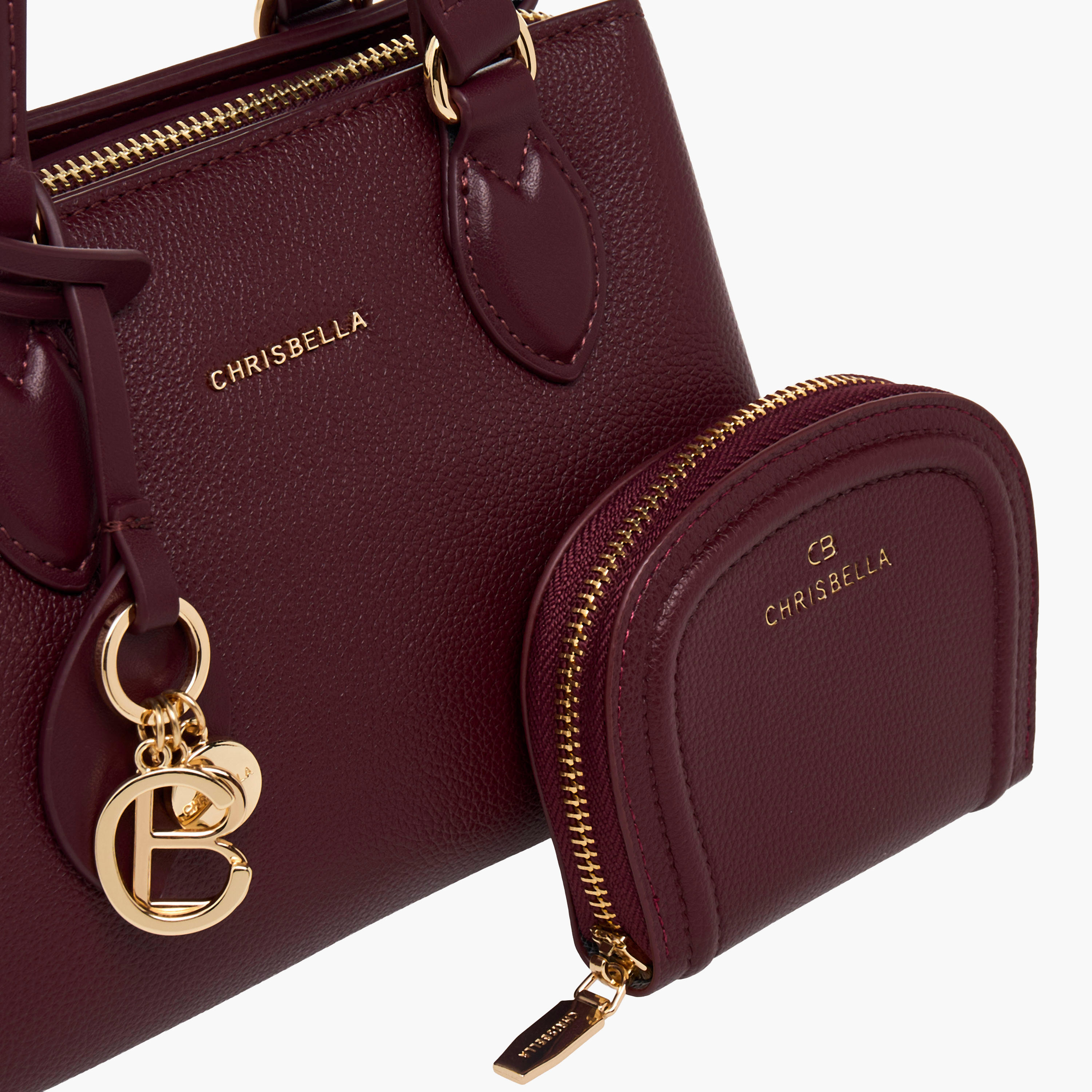 شنطة توت بارزة الملمس مع محفظة من كريسبيلا-women-bagsandwallets-handbags-image-7