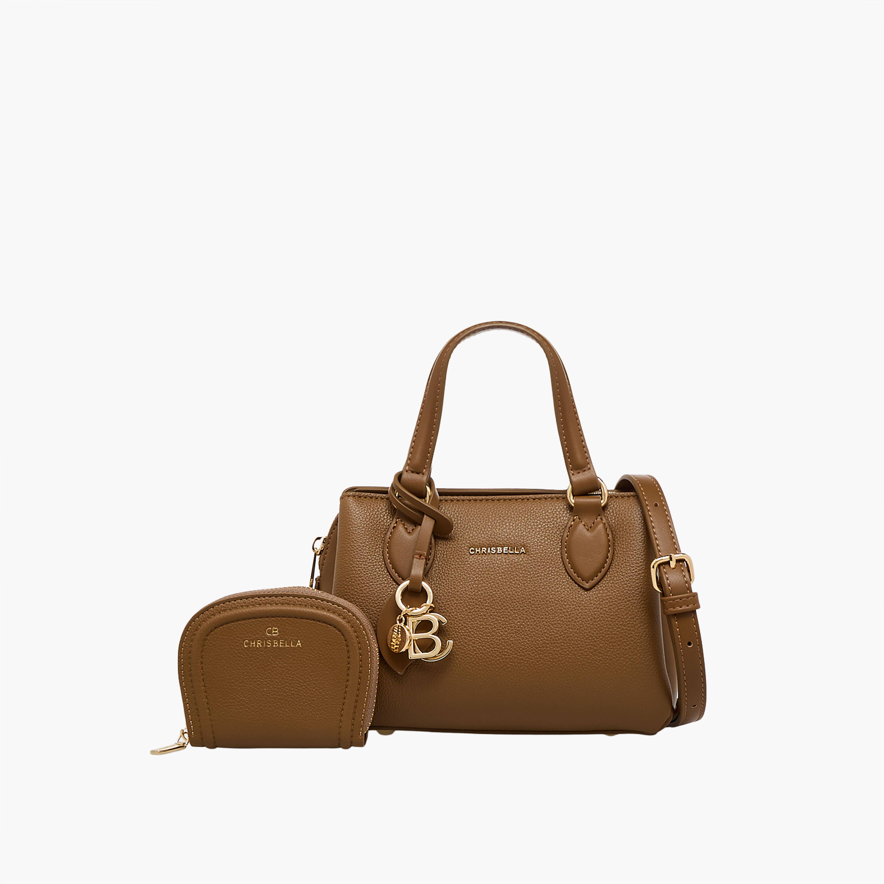 Chrisbella Textured Tote Bag with Wallet-women-bagsandwallets-handbags-image-1