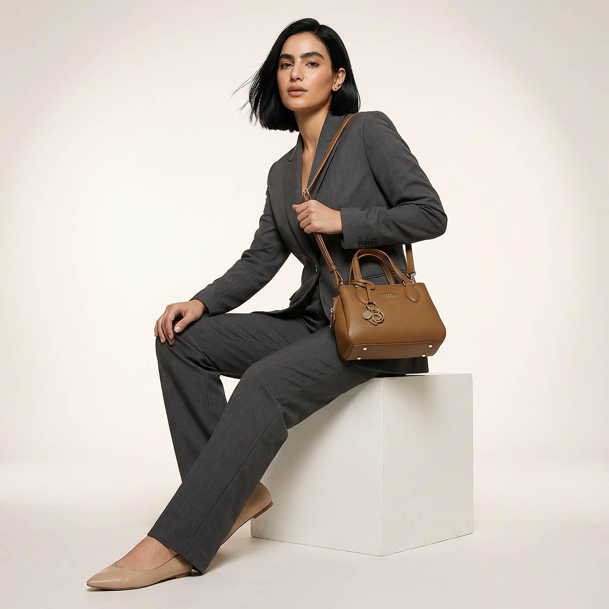 Chrisbella Textured Tote Bag with Wallet-women-bagsandwallets-handbags-image-2