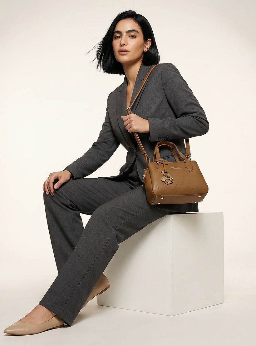 Chrisbella Textured Tote Bag with Wallet-women-bagsandwallets-handbags-image-2