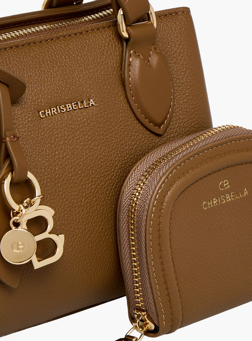 Chrisbella Textured Tote Bag with Wallet-women-bagsandwallets-handbags-image-6