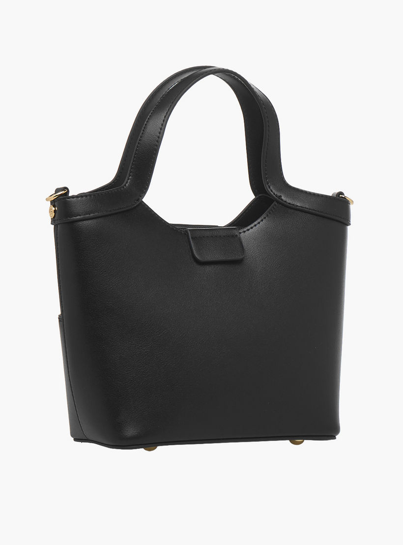Chrisbella Textured Tote Bag with Coin Pouch-women-bagsandwallets-handbags-image-4