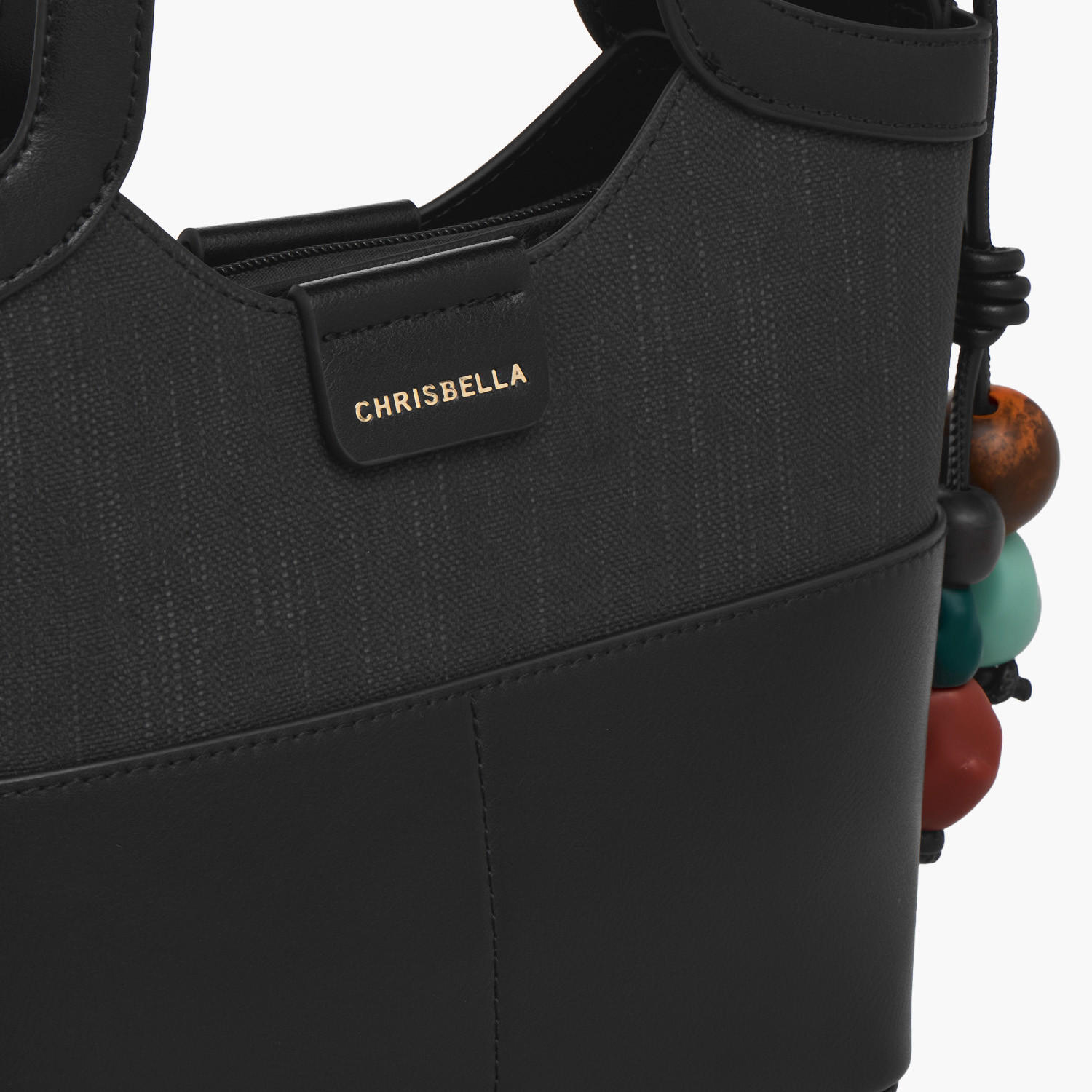 Chrisbella Textured Tote Bag with Coin Pouch-women-bagsandwallets-handbags-image-7
