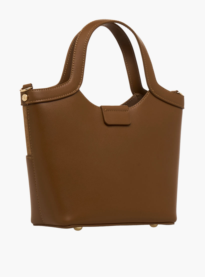 Chrisbella Textured Tote Bag with Wallet-women-bagsandwallets-handbags-image-4
