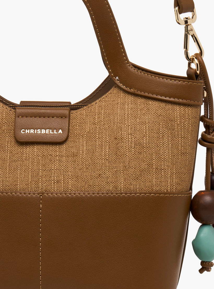Chrisbella Textured Tote Bag with Wallet-women-bagsandwallets-handbags-image-6