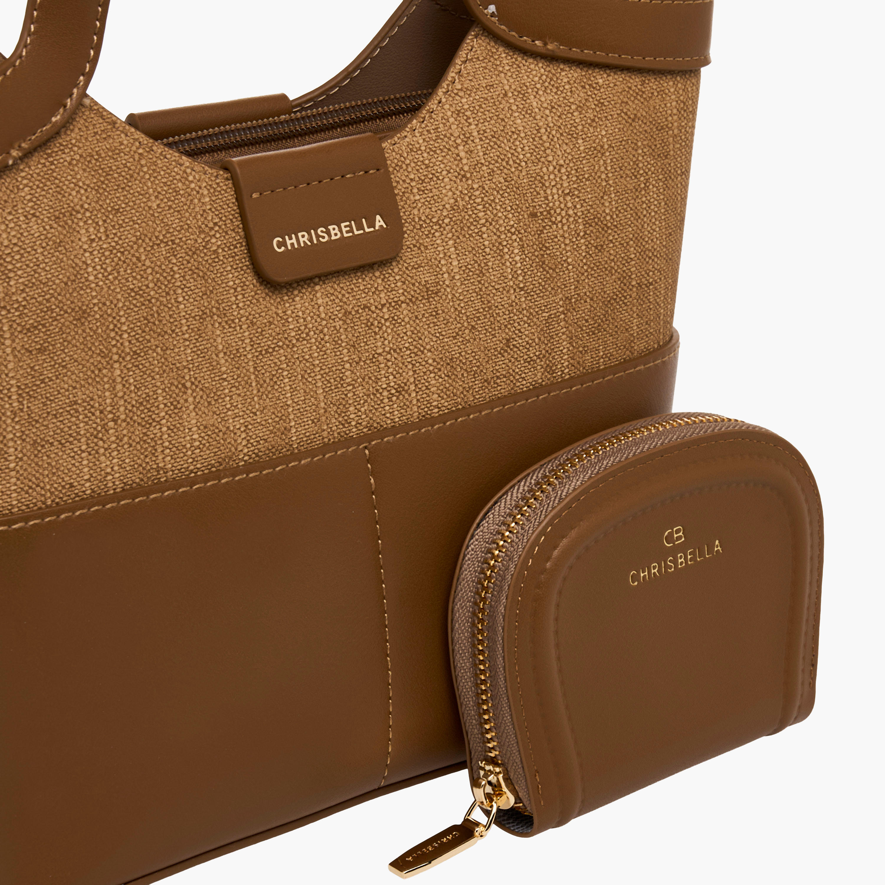 Chrisbella Textured Tote Bag with Wallet-women-bagsandwallets-handbags-image-7