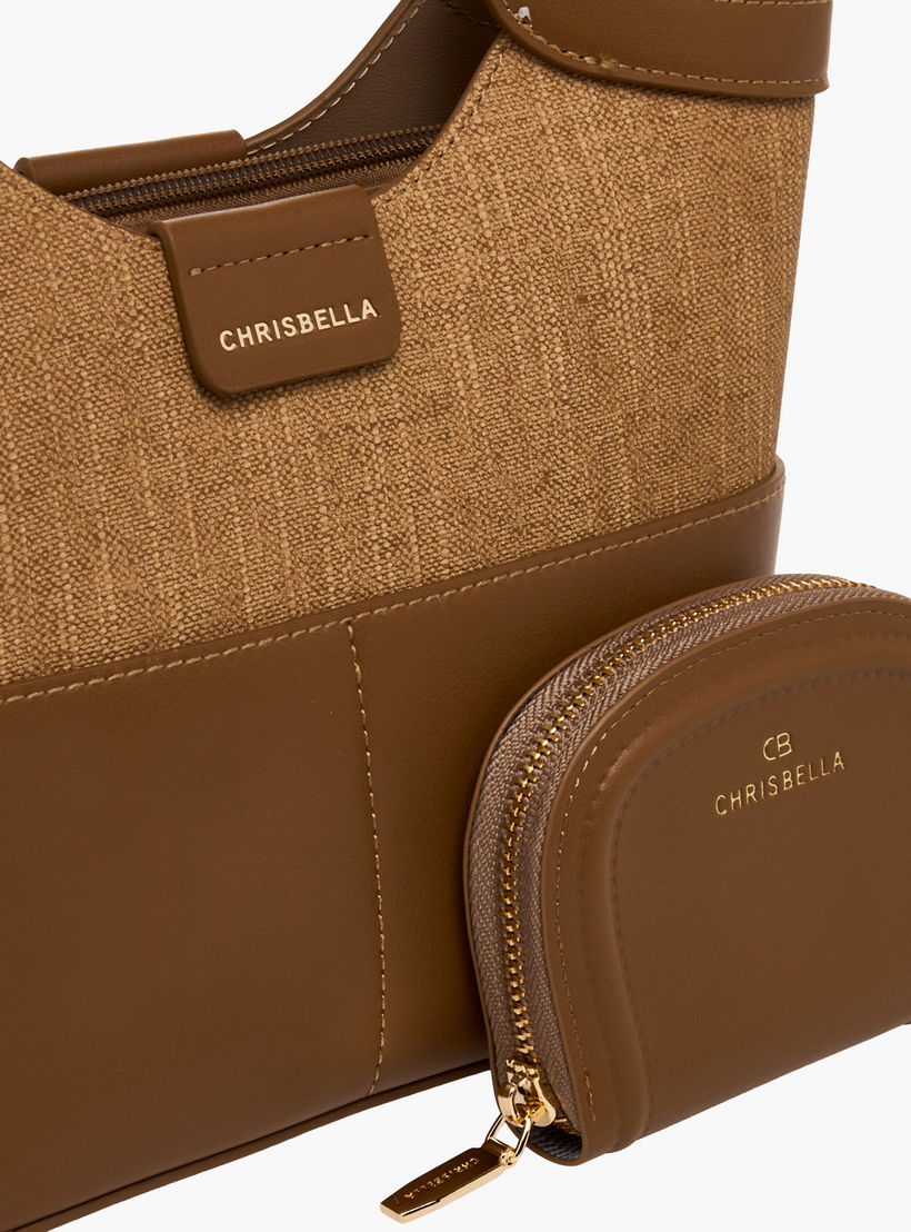 Chrisbella Textured Tote Bag with Wallet-women-bagsandwallets-handbags-image-7