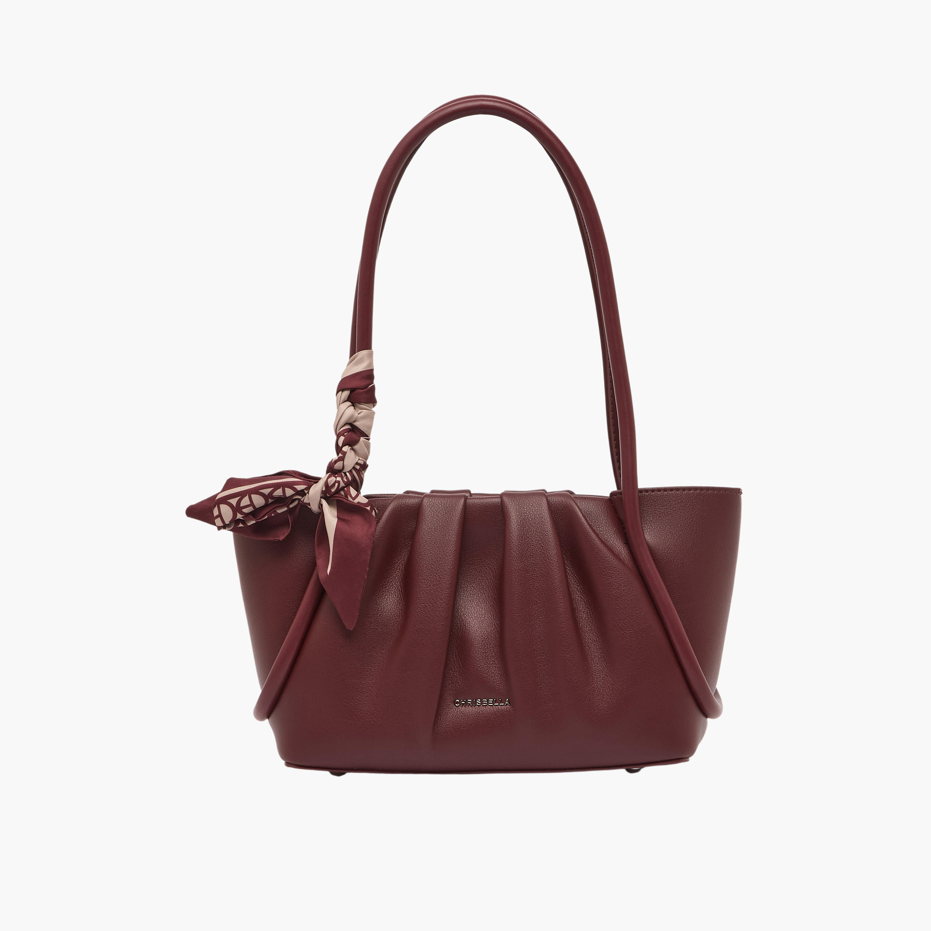 Chrisbella Pleated Tote Bag with Zip Around Wallet-women-bagsandwallets-handbags-image-2