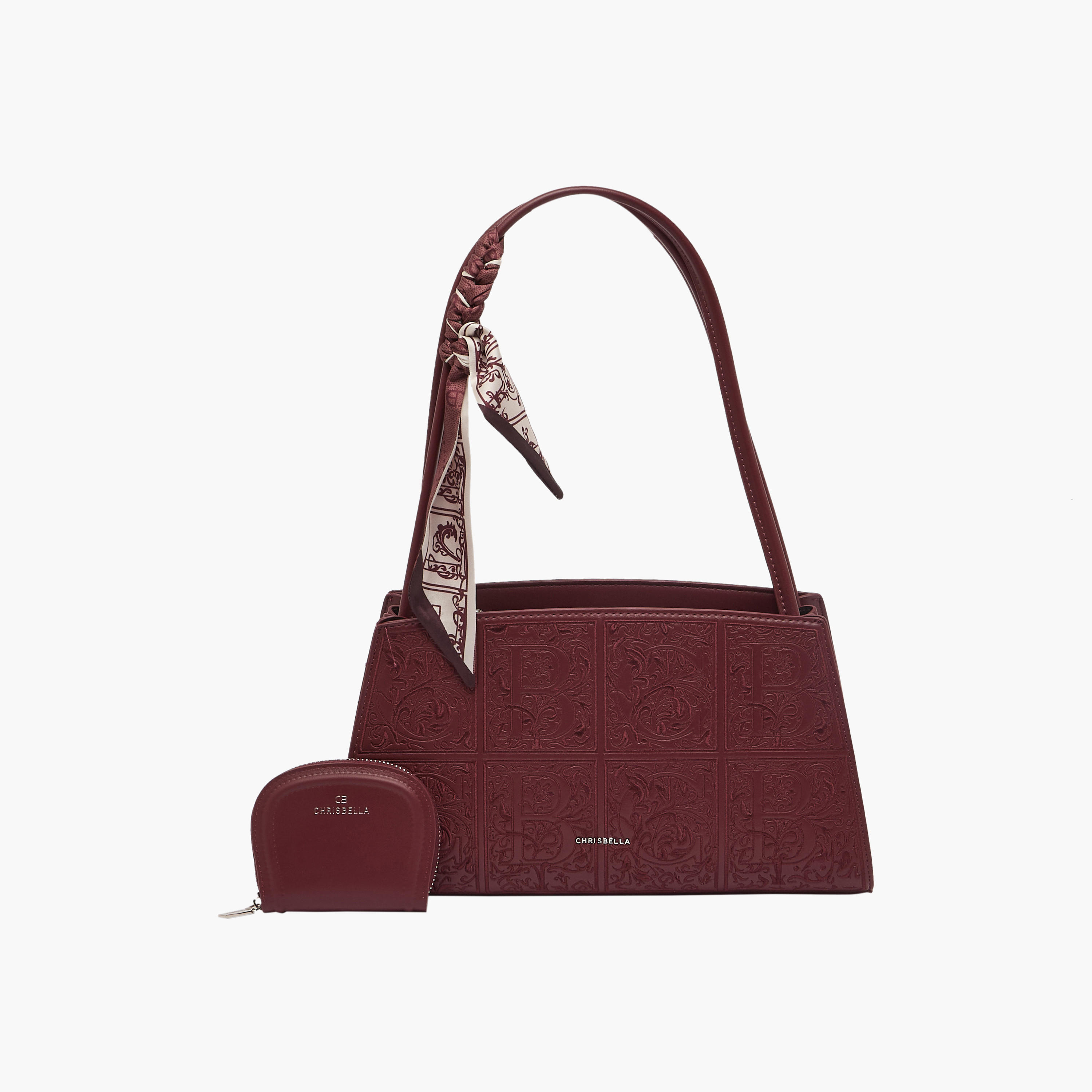 Chrisbella Embroidered Tote Bag with Wallet-women-bagsandwallets-handbags-image-1