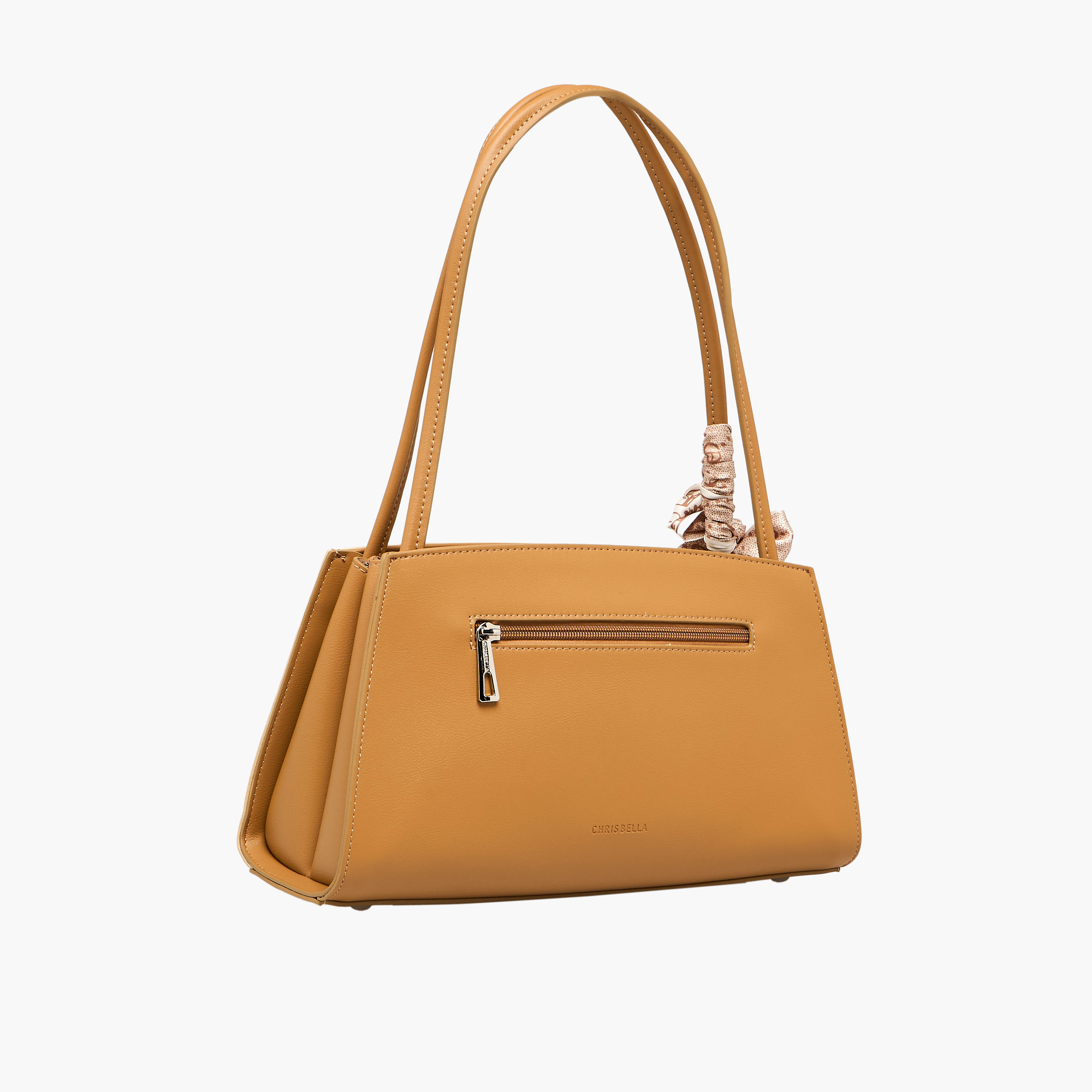 Chrisbella Textured Shoulder Bag with Wallet-women-bagsandwallets-handbags-image-3