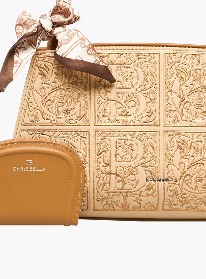 شنطة كتف بارزة الملمس مع محفظة من كريسبيلا-women-bagsandwallets-handbags-image-6
