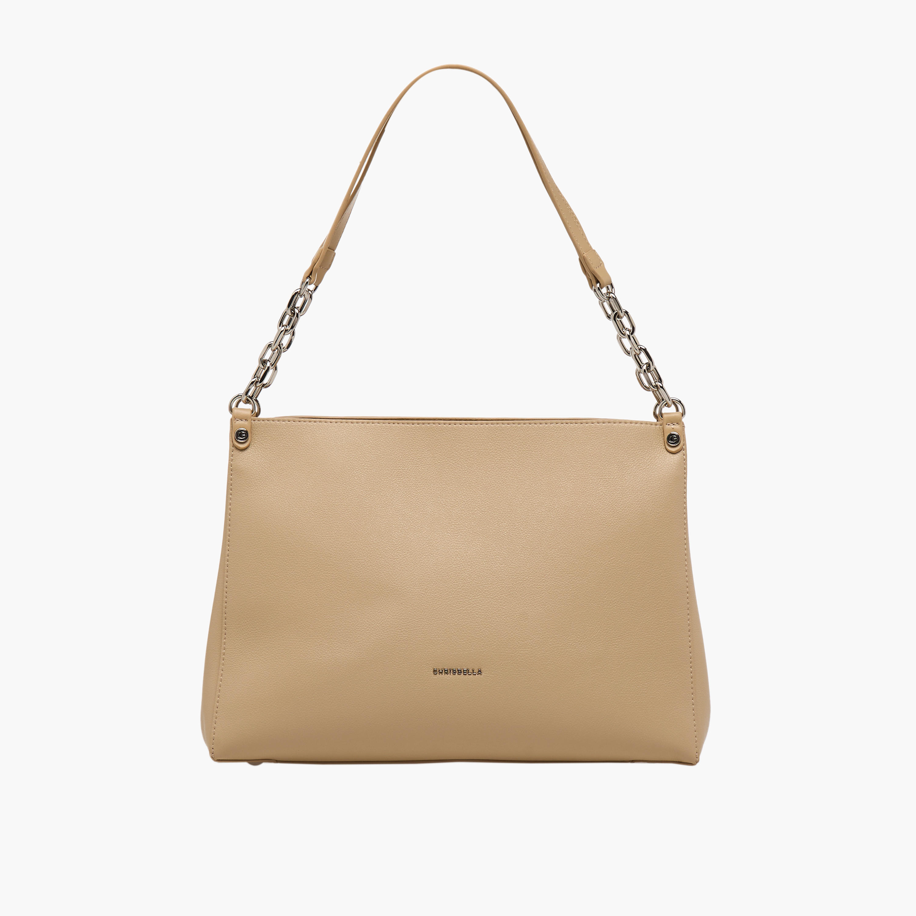 Chrisbella Plain Shoulder Bag with Pouch-women-bagsandwallets-handbags-image-2