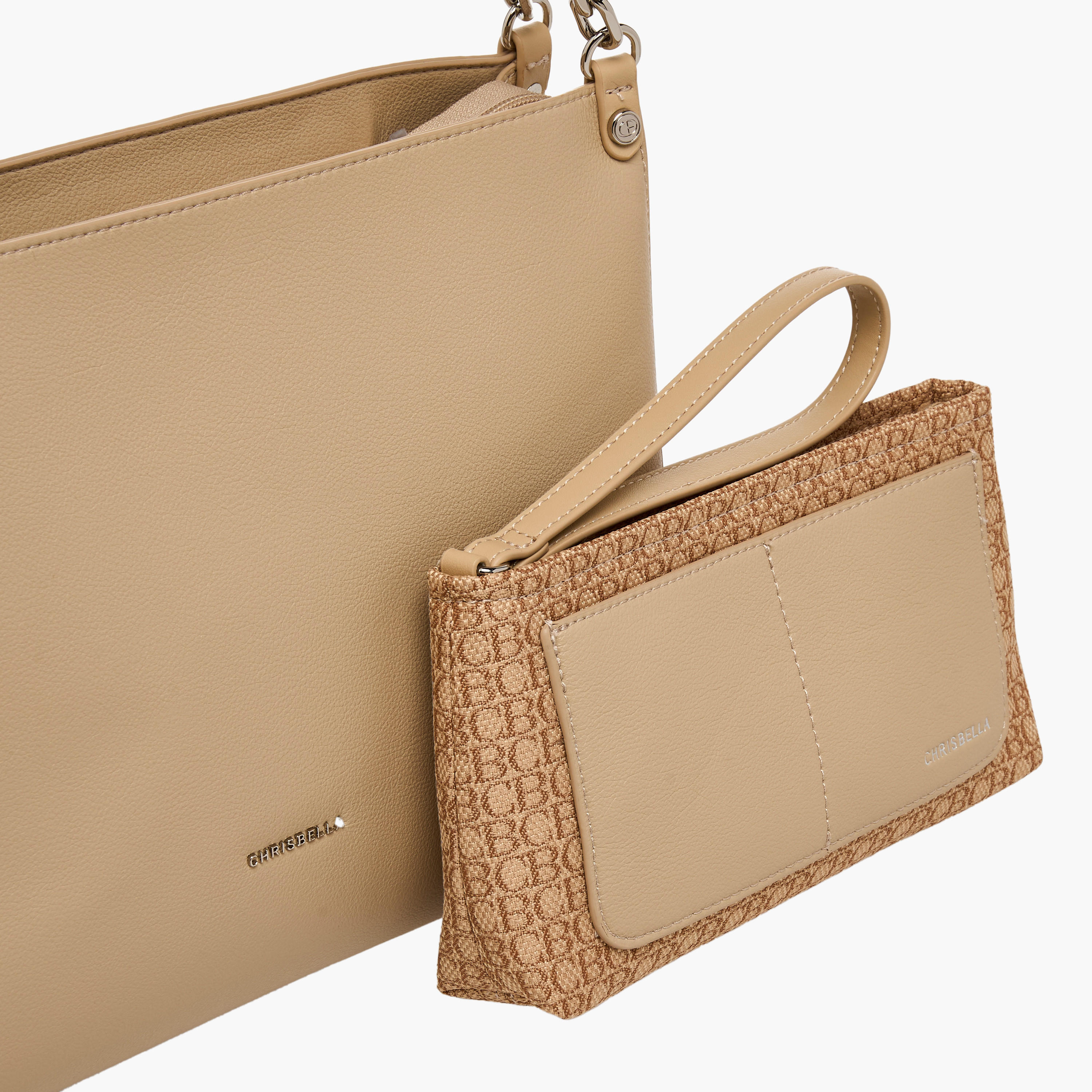 Chrisbella Plain Shoulder Bag with Pouch-women-bagsandwallets-handbags-image-6