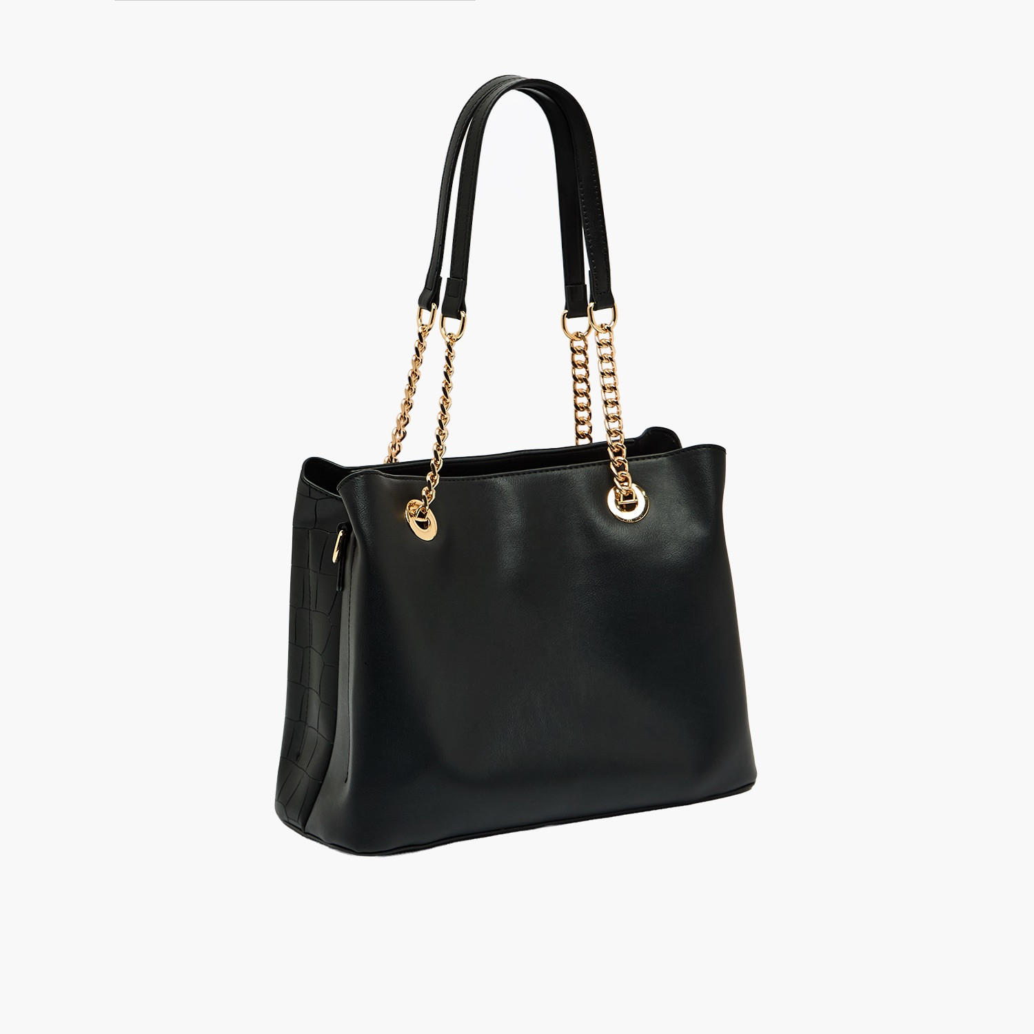 Chrisbella Textured Tote Bag with Detachable Strap-women-bagsandwallets-handbags-image-3