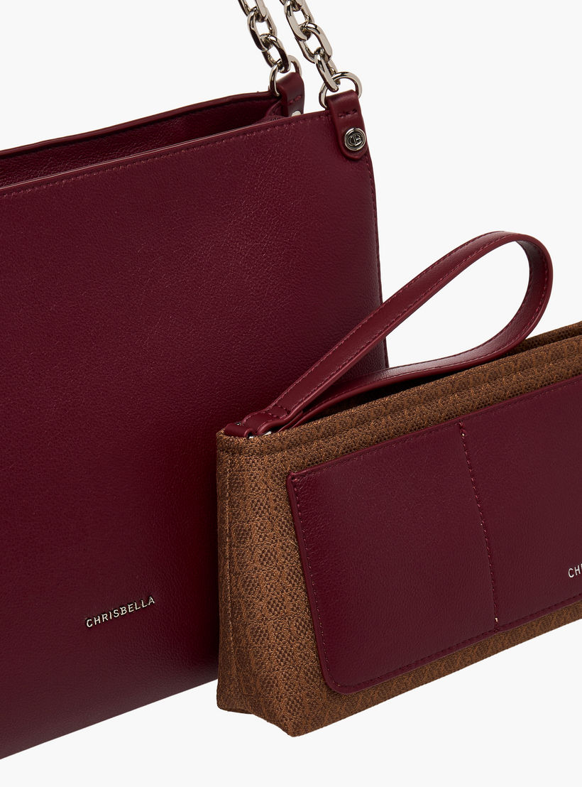 شنطة كتف بارزة الملمس مع شنطة صغيرة من كريسبيلا-women-bagsandwallets-handbags-image-7