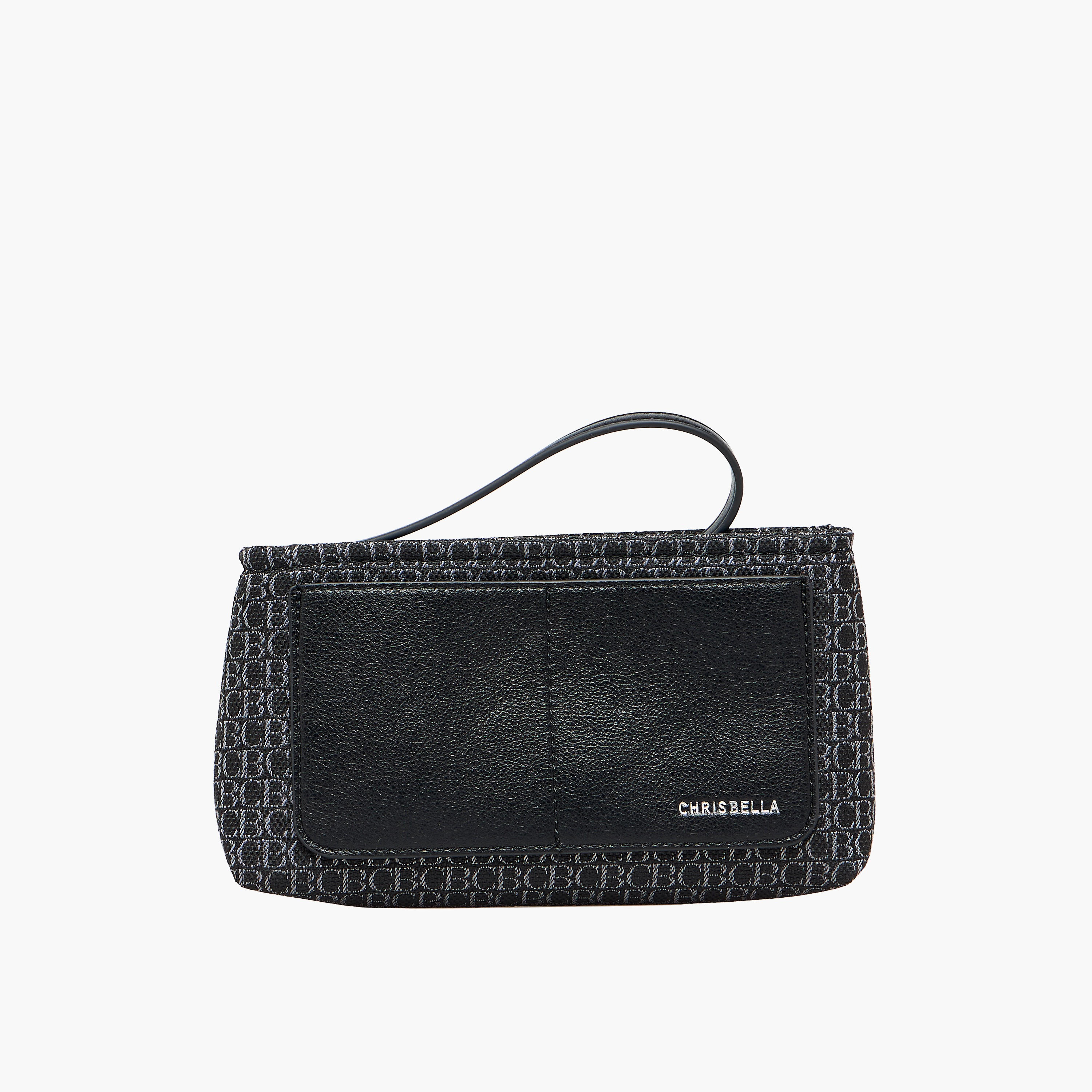 Chrisbella Textured Shoulder Bag with Pouch-women-bagsandwallets-handbags-image-6