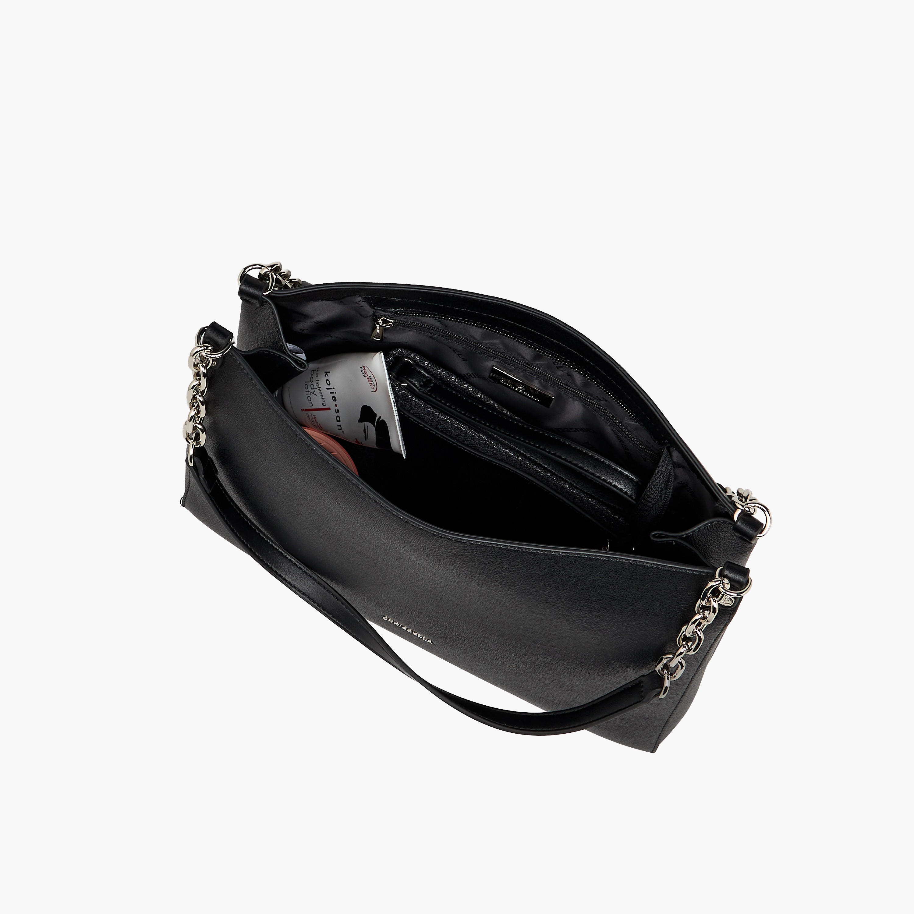 Chrisbella Textured Shoulder Bag with Pouch-women-bagsandwallets-handbags-image-8