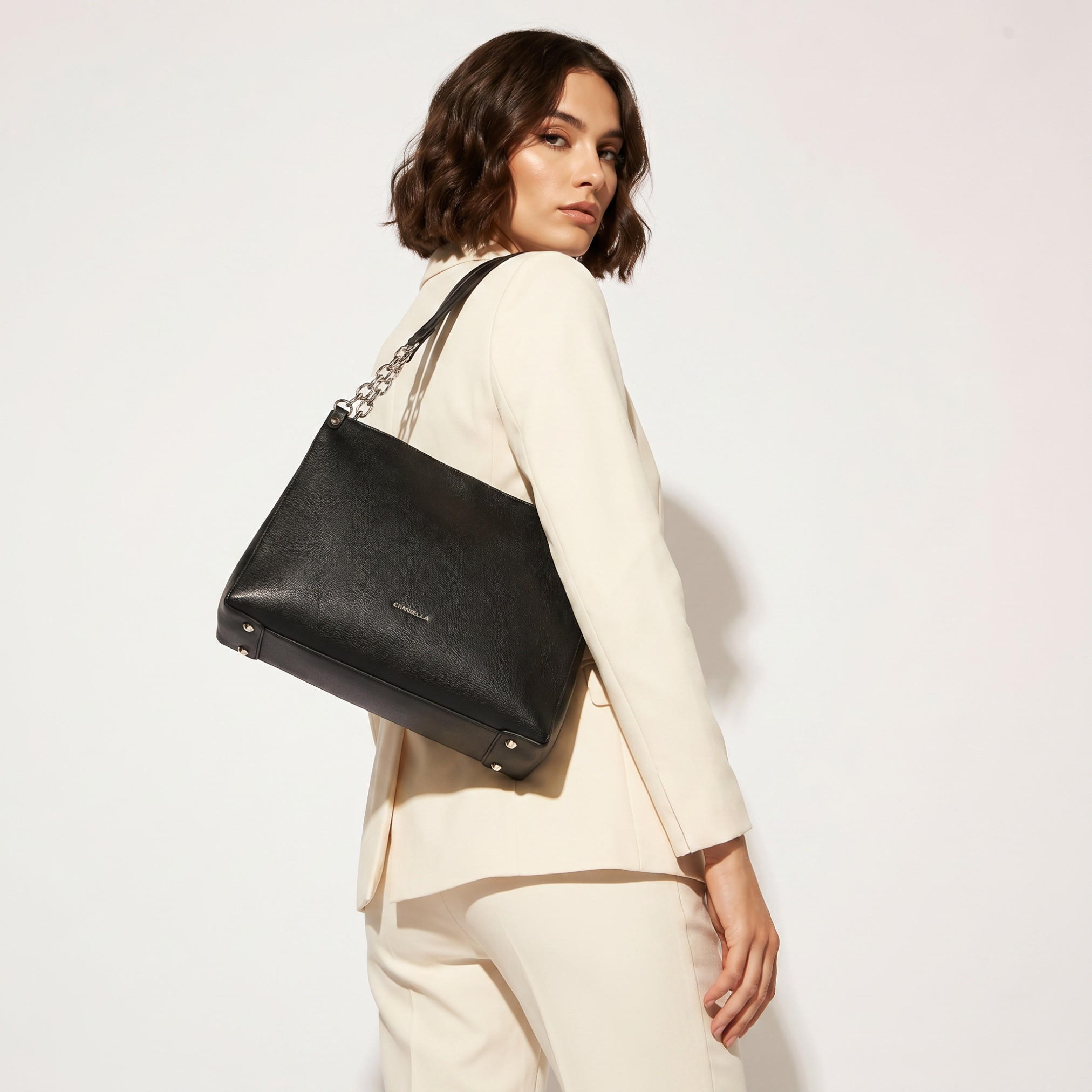 Chrisbella Textured Shoulder Bag with Pouch-women-bagsandwallets-handbags-image-2