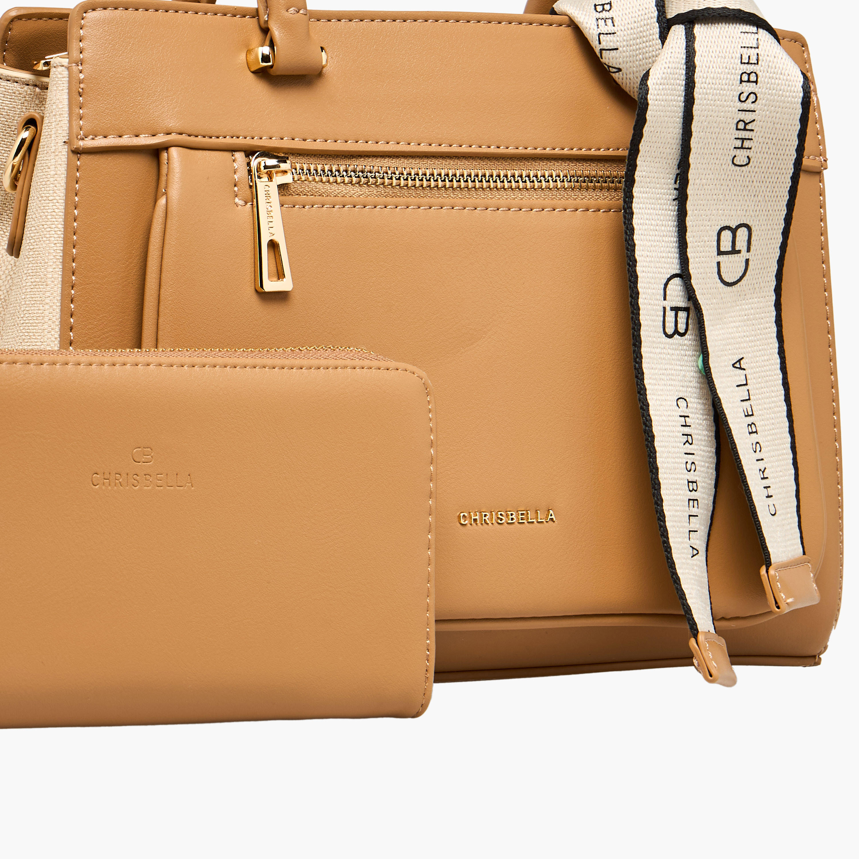 Chrisbella Solid Tote Bag with Wallet-women-bagsandwallets-handbags-image-4
