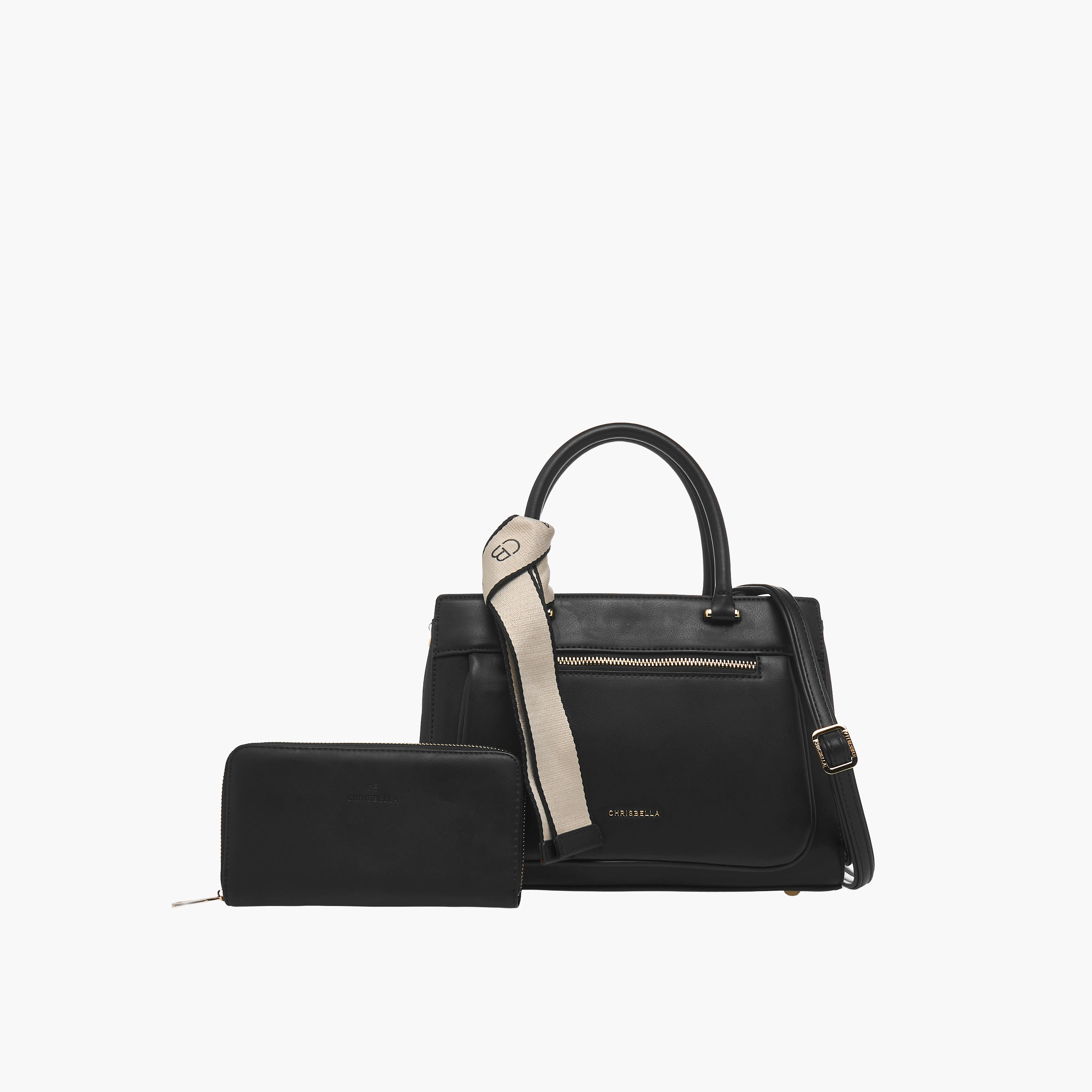 Chrisbella Tote Bag with Zip Around Wallet-women-bagsandwallets-handbags-image-1