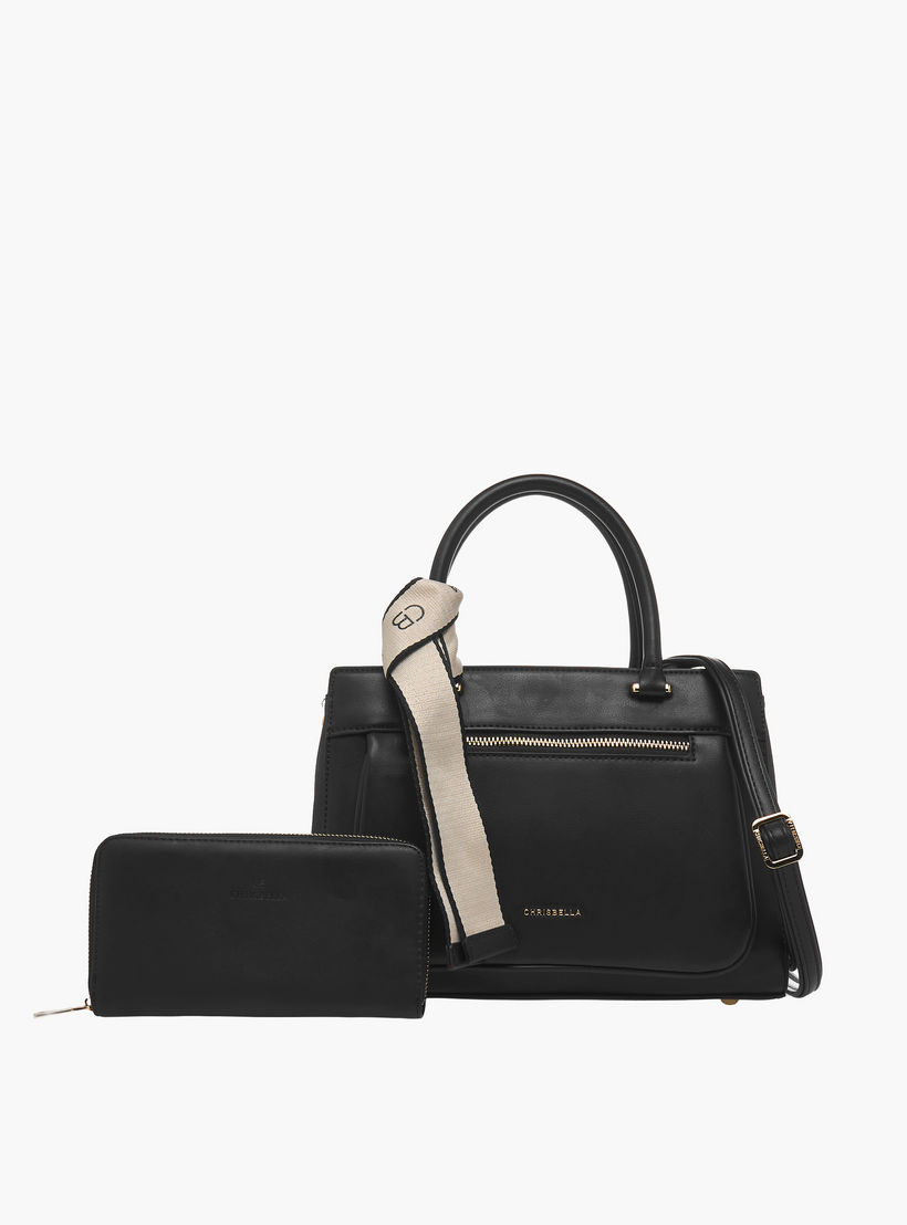 Chrisbella Tote Bag with Zip Around Wallet-women-bagsandwallets-handbags-image-1