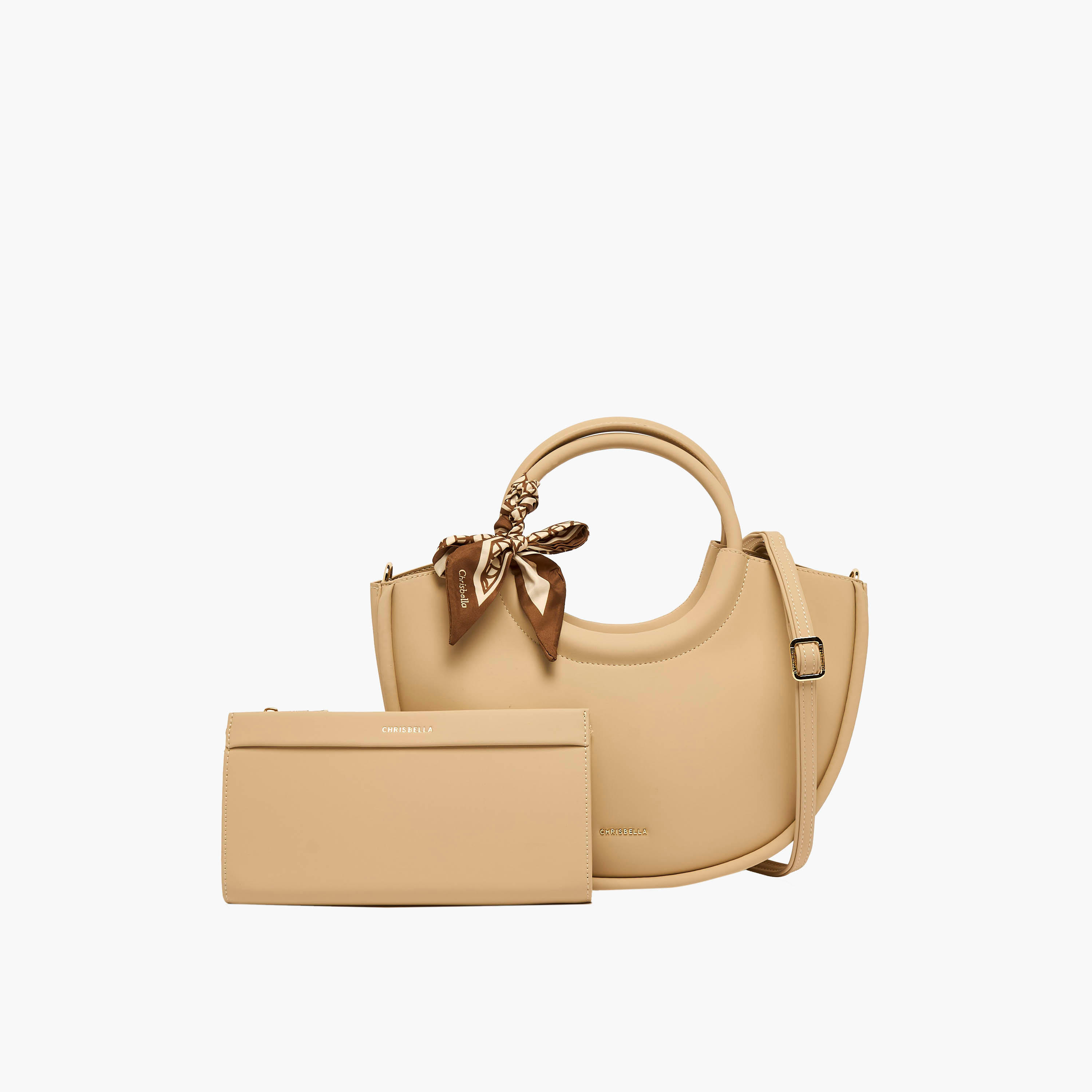 شنطة توتي سادة مع محفظة من كريسبيلا-women-bagsandwallets-handbags-image-1