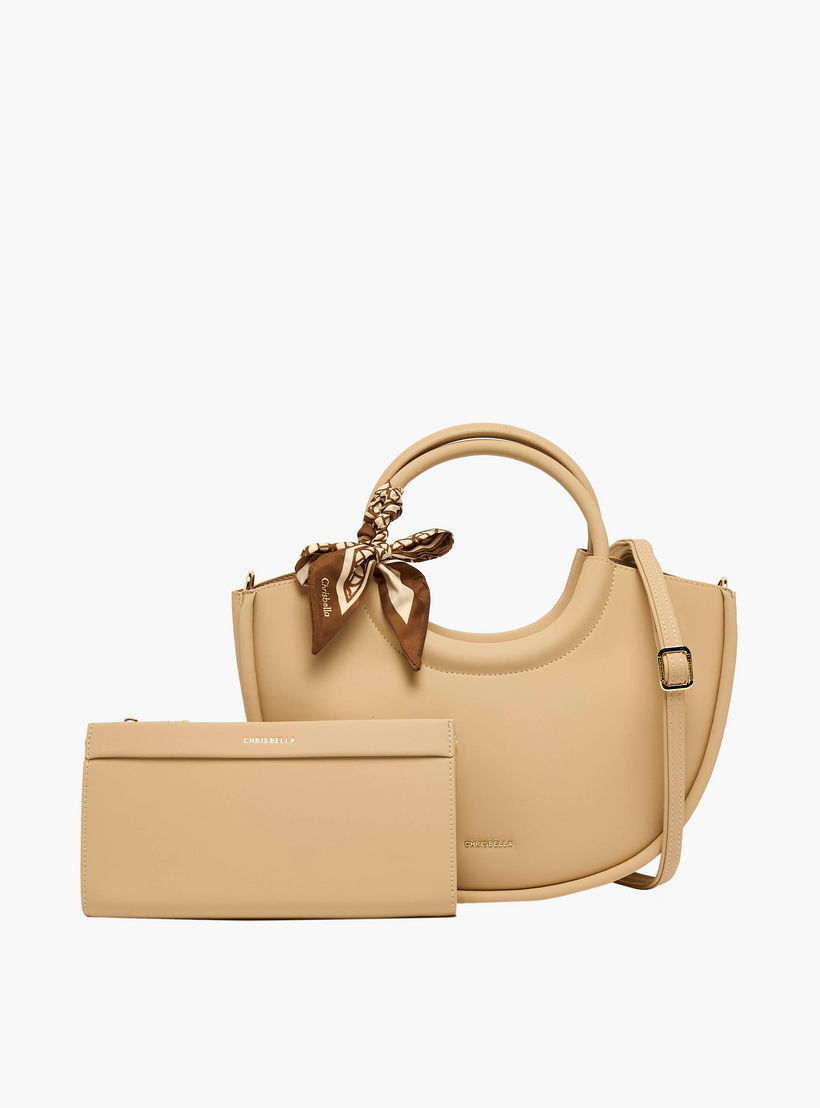 شنطة توتي سادة مع محفظة من كريسبيلا-women-bagsandwallets-handbags-image-1