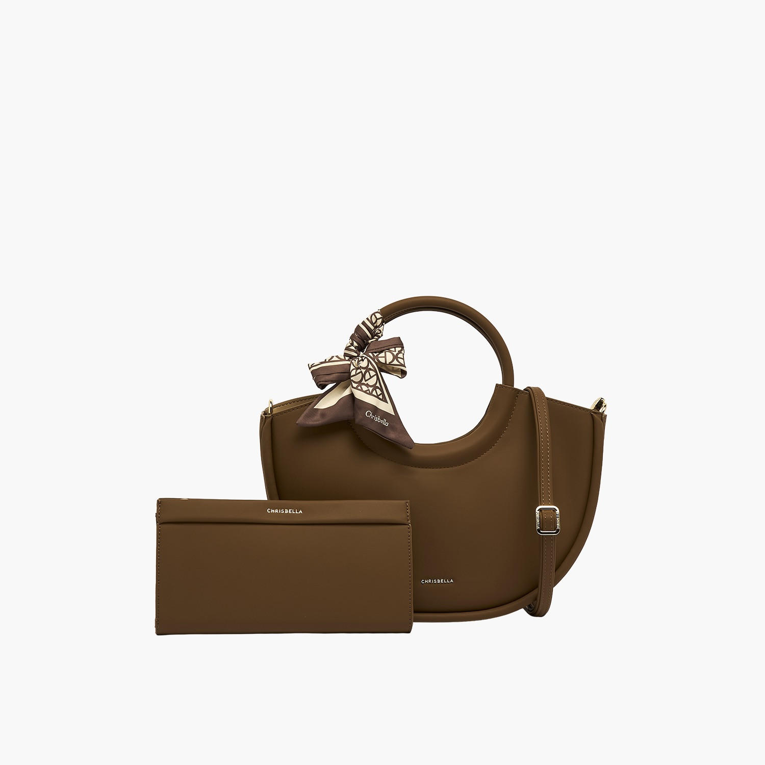 Chrisbella Solid Shoulder Bag with Wallet-women-bagsandwallets-handbags-image-1
