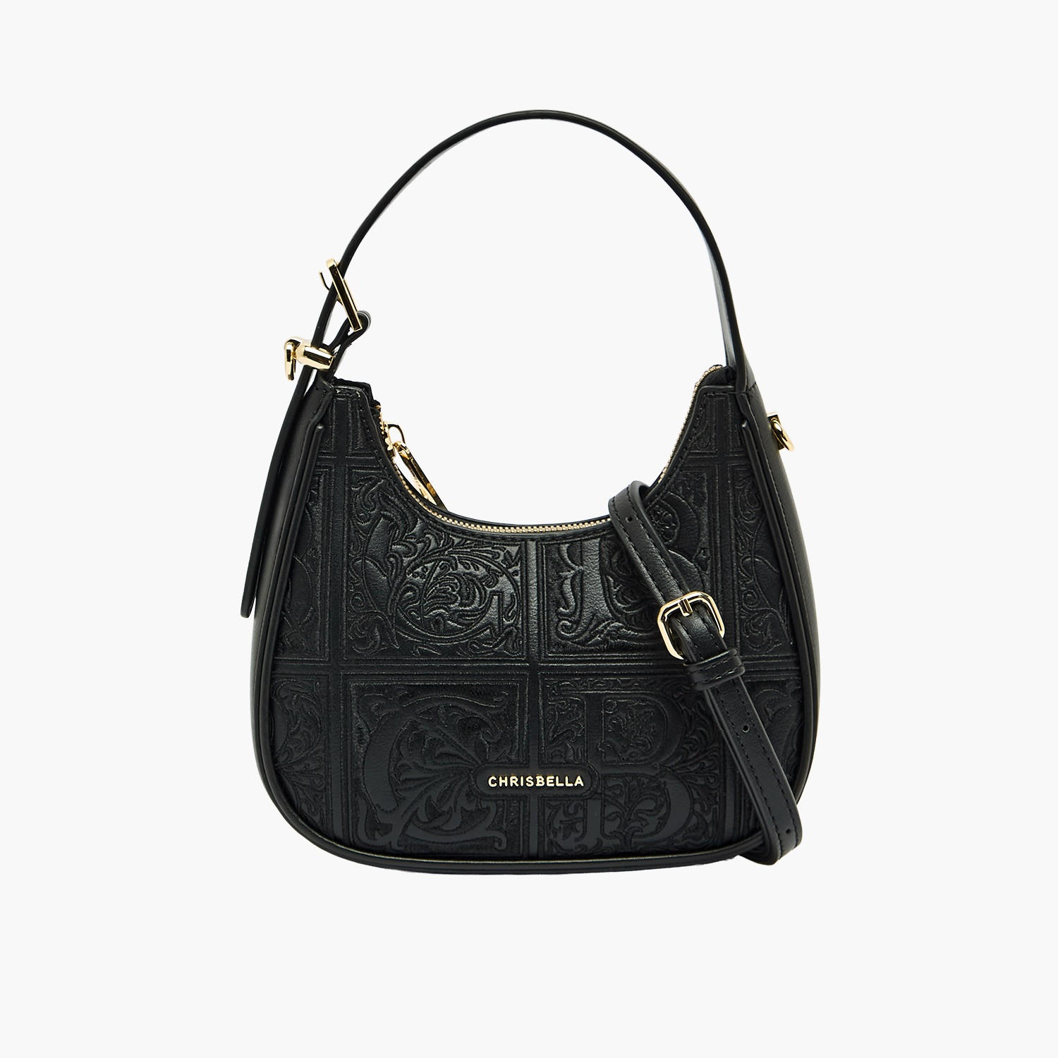 شنطة كتف بارزة الملمس بحزام قابل للفصل من كريسبيلا-women-bagsandwallets-handbags-image-1