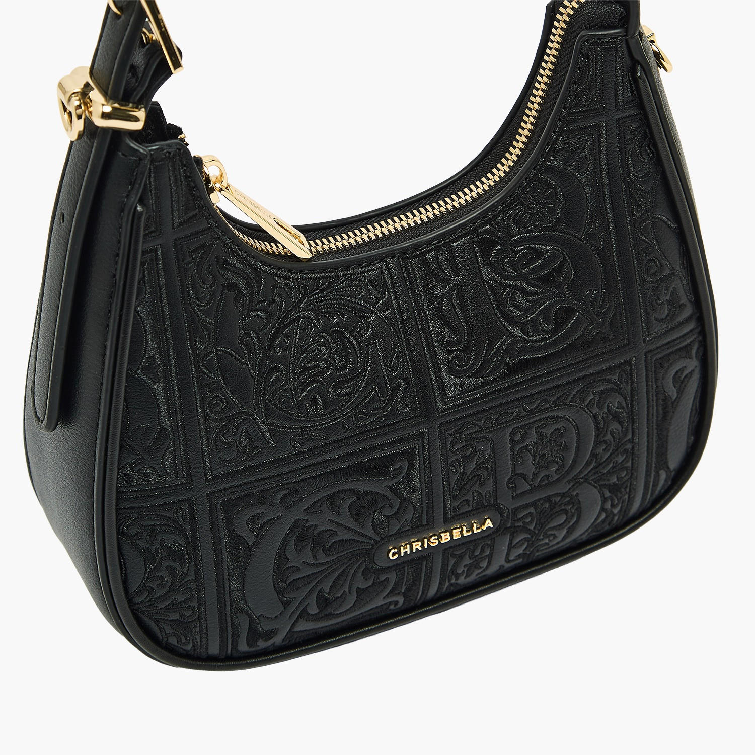 شنطة كتف بارزة الملمس بحزام قابل للفصل من كريسبيلا-women-bagsandwallets-handbags-image-4