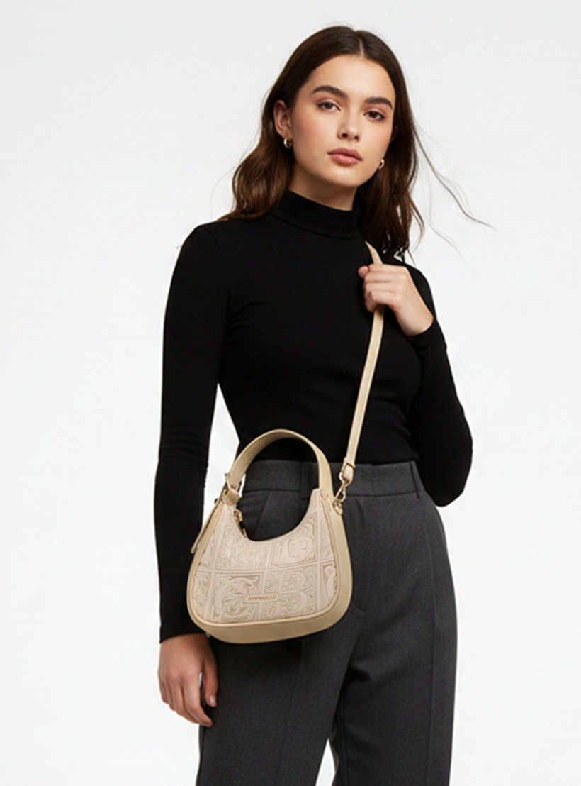 Chrisbella Embroidered Hobo Bag with Zip Closure-women-bagsandwallets-handbags-image-2