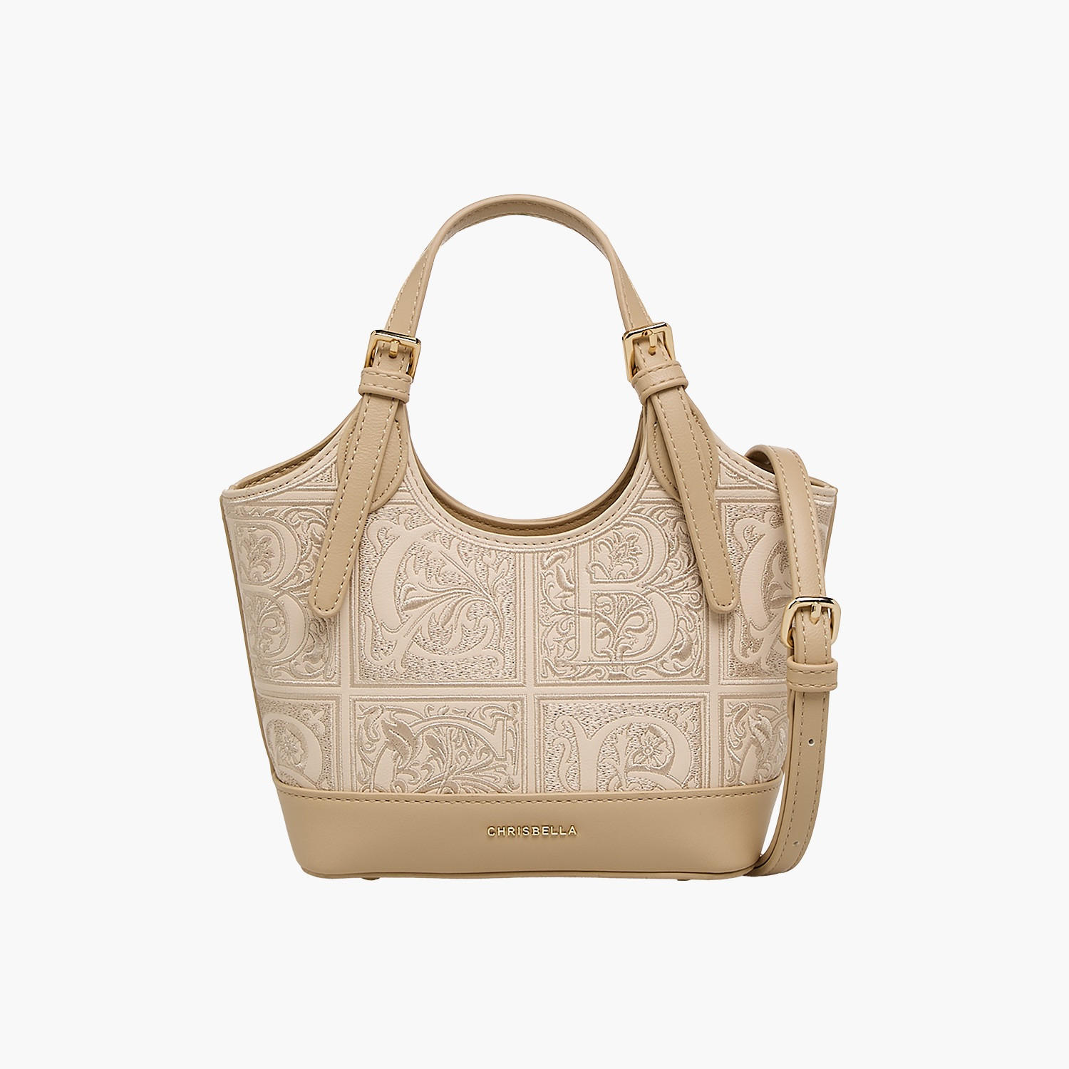 شنطة كتف مطرزة بسحاب إغلاق من كريسبيلا-women-bagsandwallets-handbags-image-1