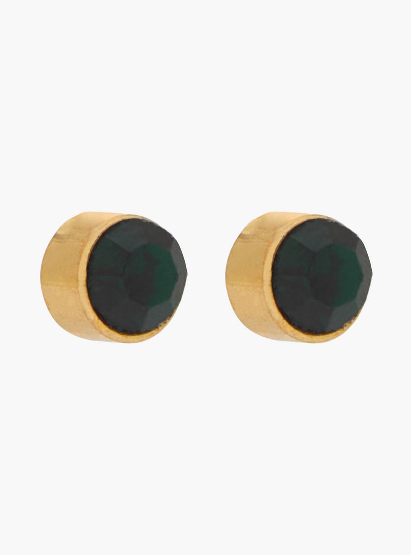 Pack of 3 Gold Tone Embellished Earrings with Pushback Closure-women-watchesandjewellery-jewellery-earrings-image-2