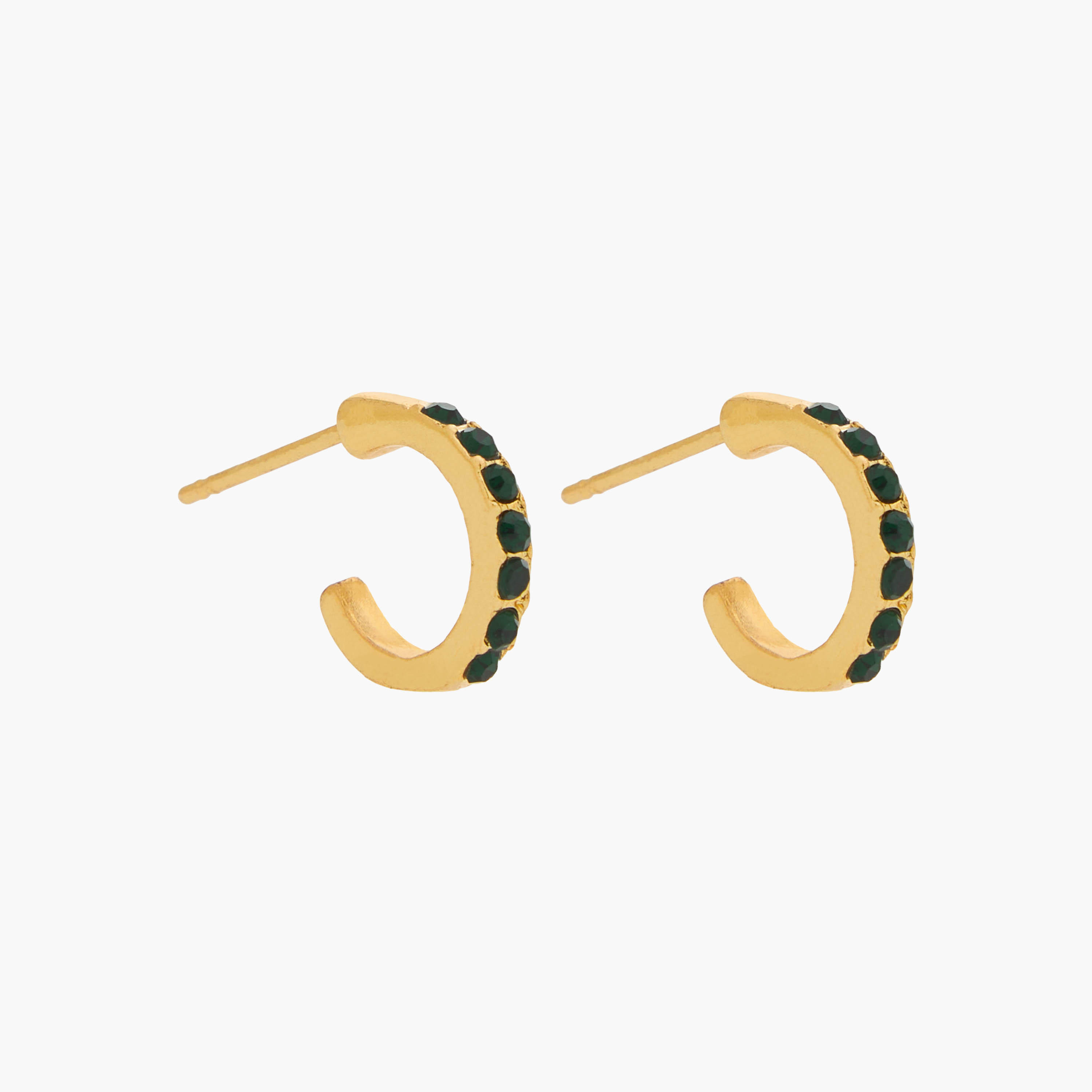 Pack of 3 Gold Tone Embellished Earrings with Pushback Closure-women-watchesandjewellery-jewellery-earrings-image-4