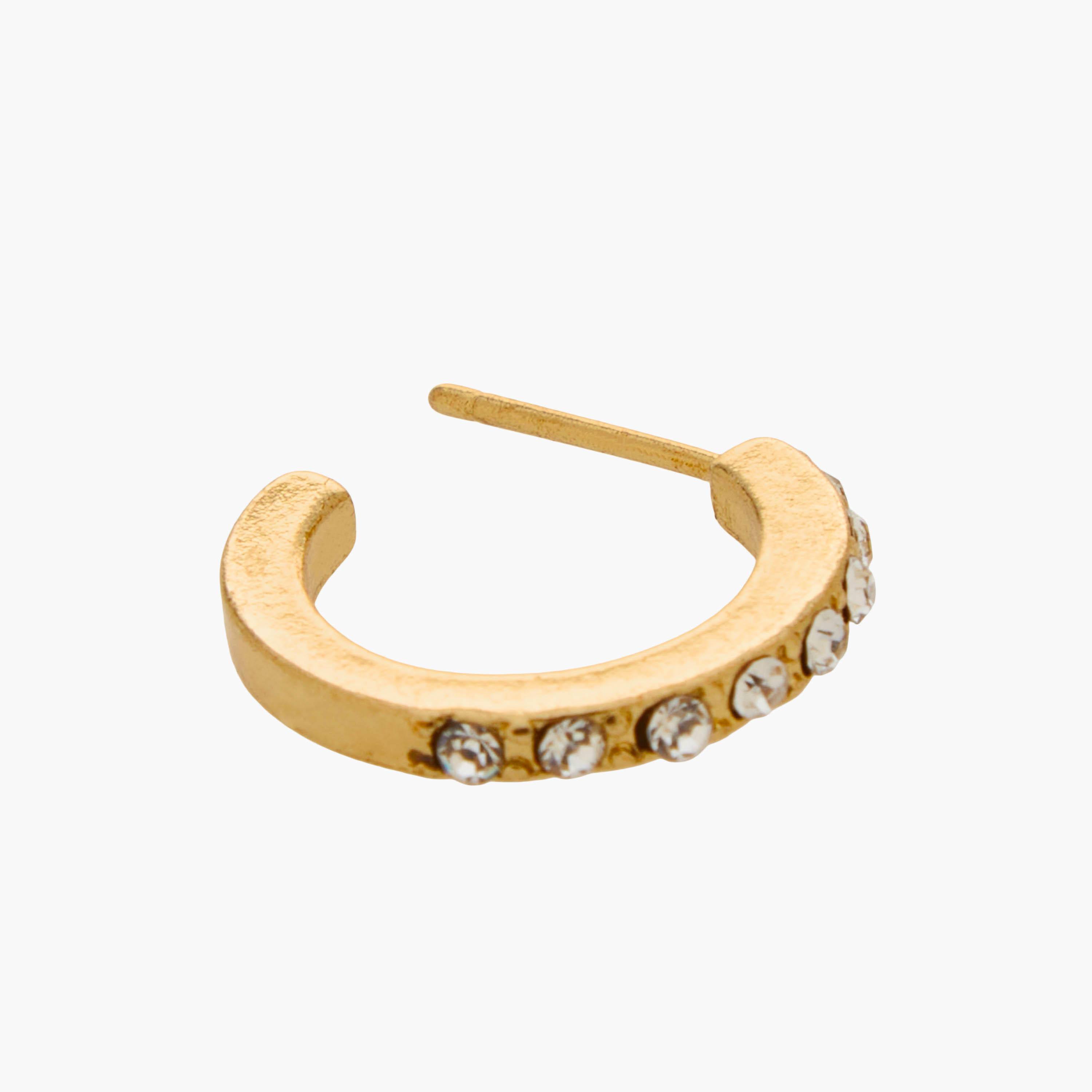حلقان طوق ذهبية اللون بمكبس إغلاق خلفي - طقم من 3 أزواج-women-watchesandjewellery-jewellery-earrings-image-6