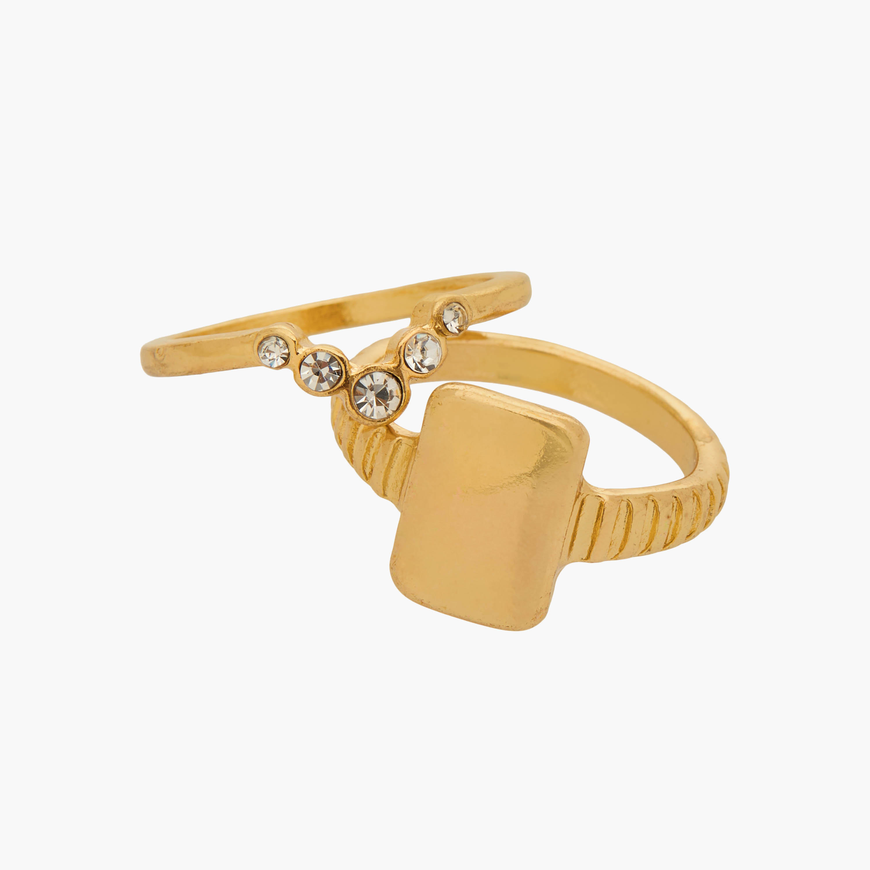 Set of 9 - Assorted Gold Tone Ring-women-watchesandjewellery-jewellery-rings-image-3