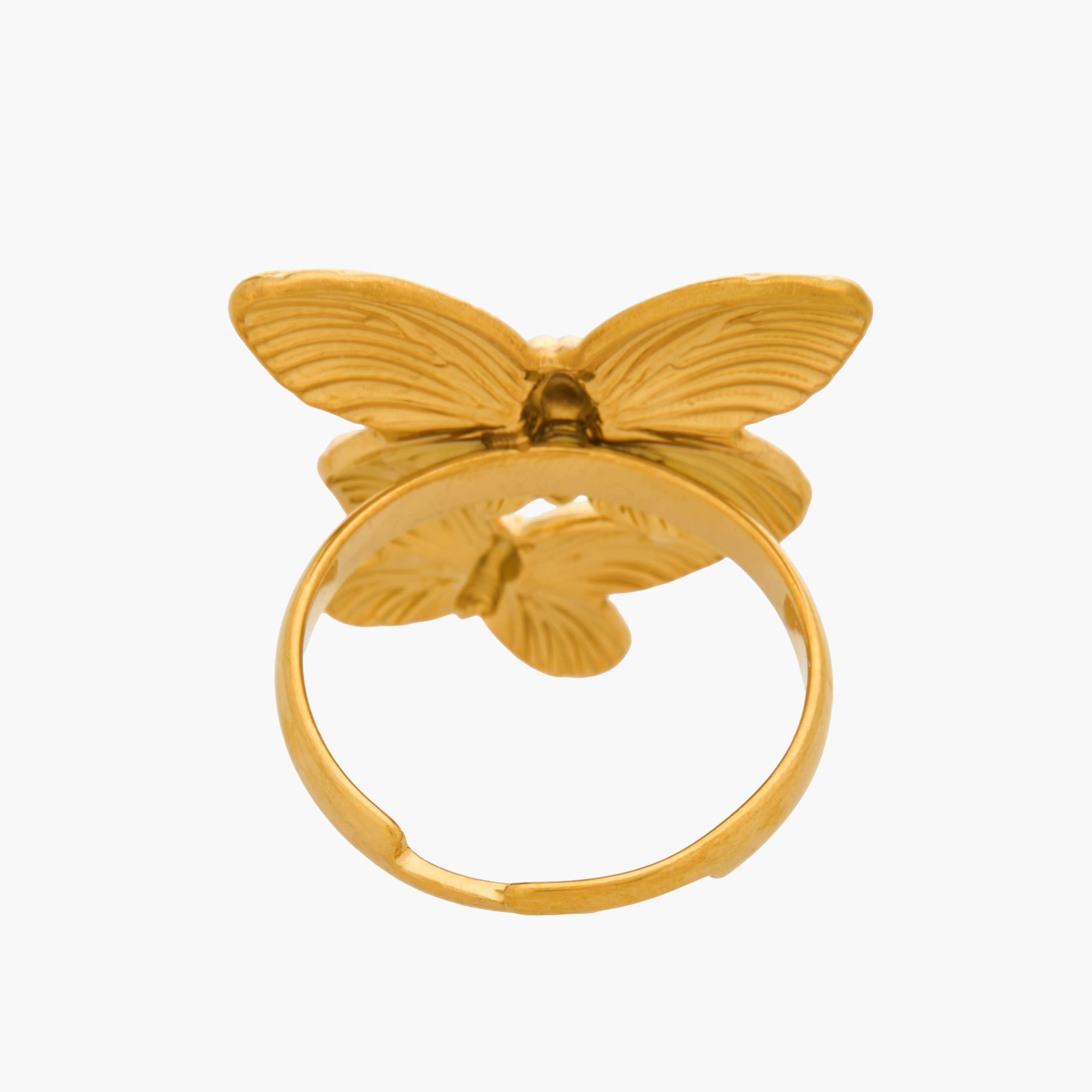 Butterfly Accent Gold Tone Ring-women-watchesandjewellery-jewellery-rings-image-3
