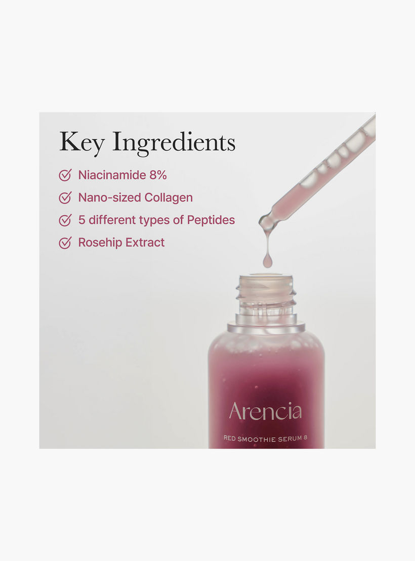 أرينسيا ريد سموثي 8 كولاجين + ببتيد + سيروم النياسين 30 مل-beautyandpersonalcare-kbeauty-skin-treatmentsandserums-image-4