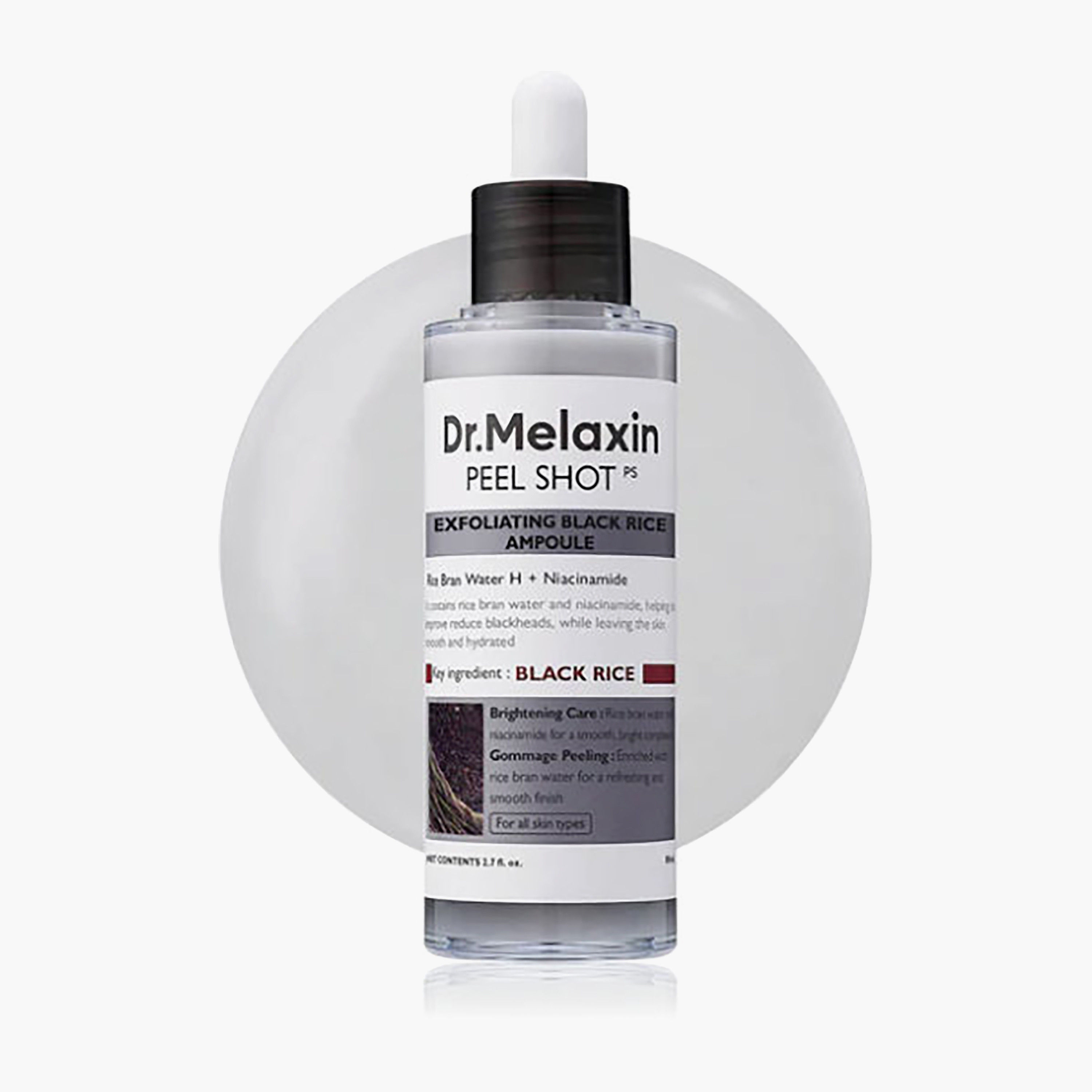 Dr.Melaxin Peel Shot Exfoliating Black Rice Ampoule 80Ml-beautyandpersonalcare-kbeauty-skin-treatmentsandserums-image-1