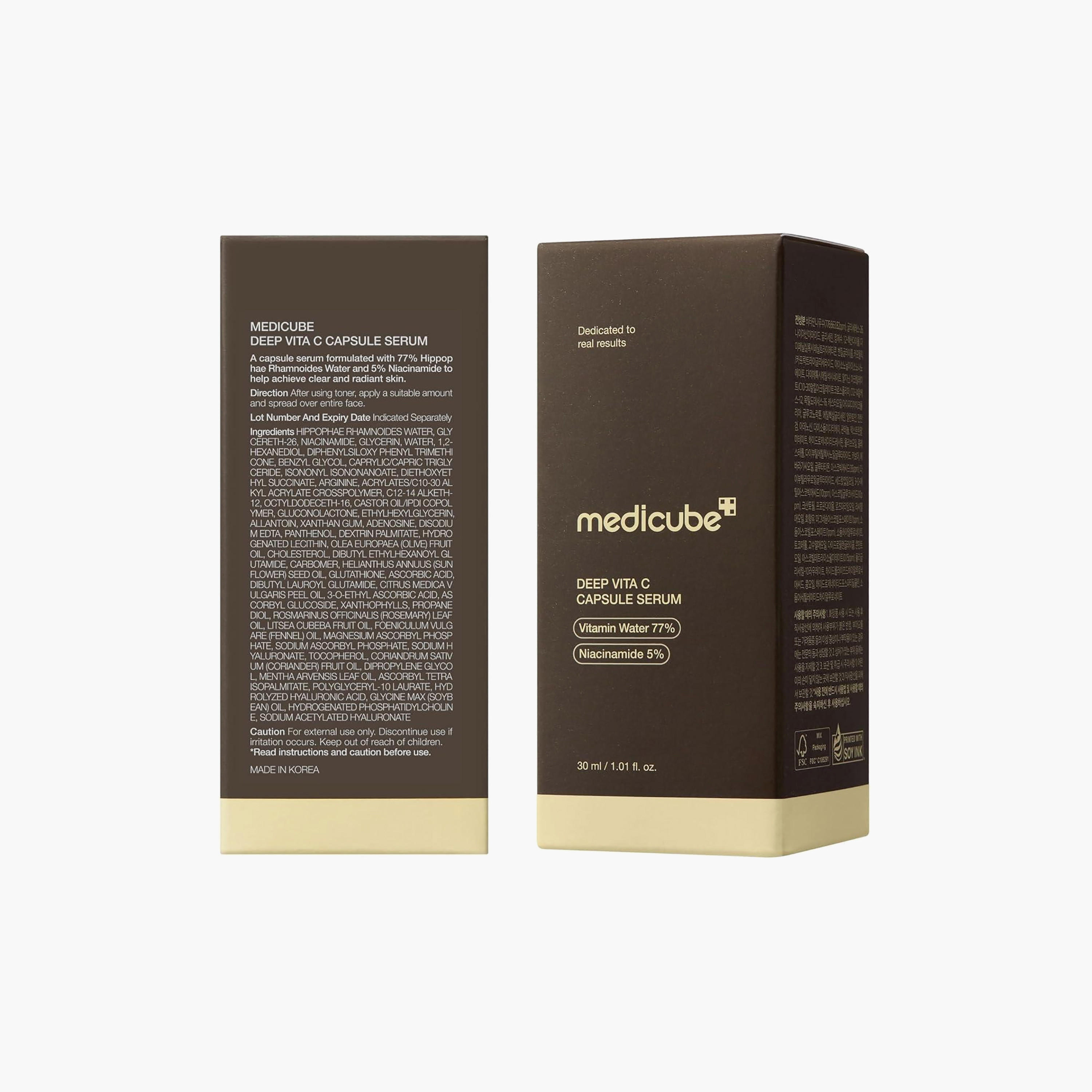 Medicube Deep Vita C Capsule Serum 30Ml-beautyandpersonalcare-kbeauty-skin-treatmentsandserums-image-2