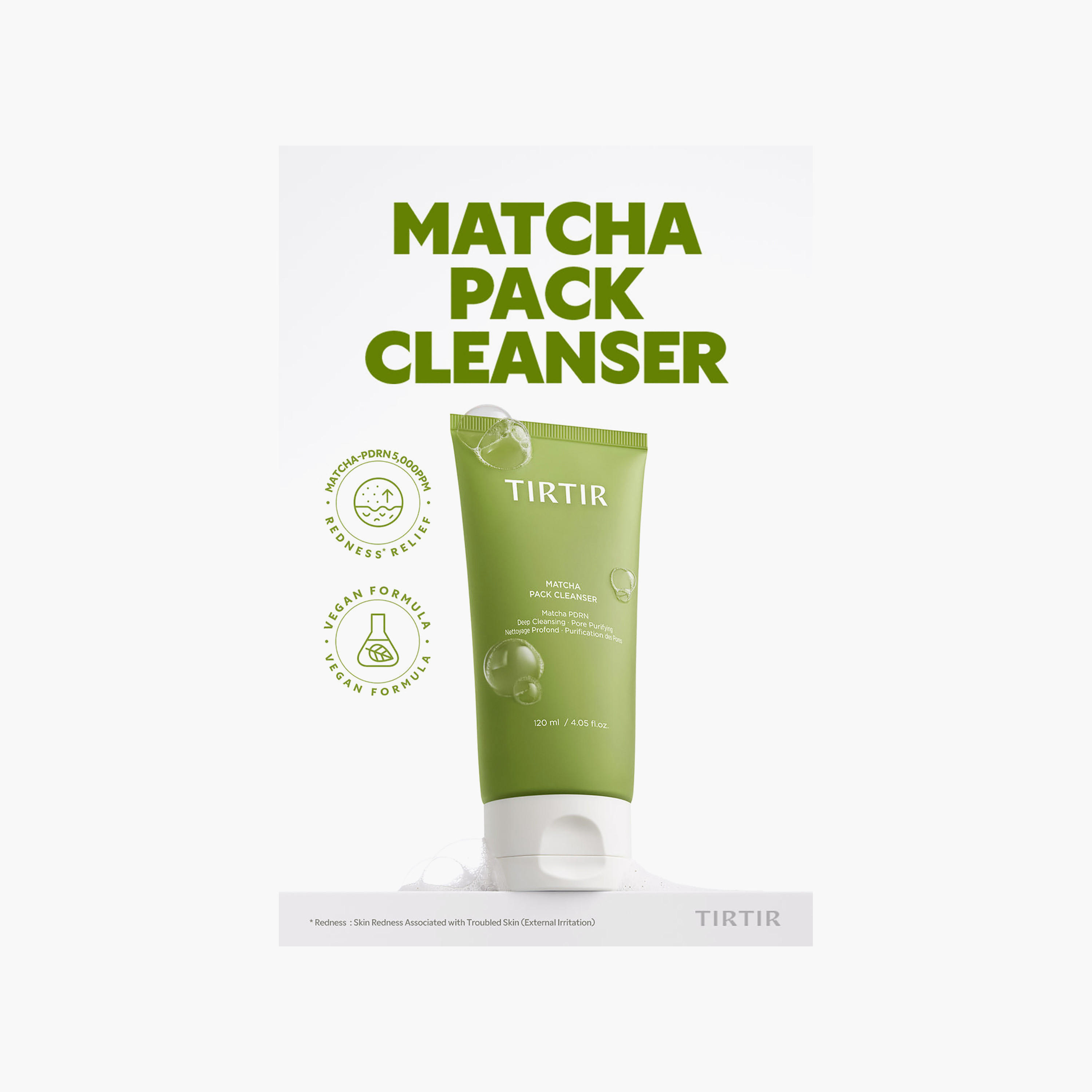 Tirtir Matcha Pdrn Pack Cleanser 120Ml-beautyandpersonalcare-kbeauty-skin-cleansers-facewash-image-8