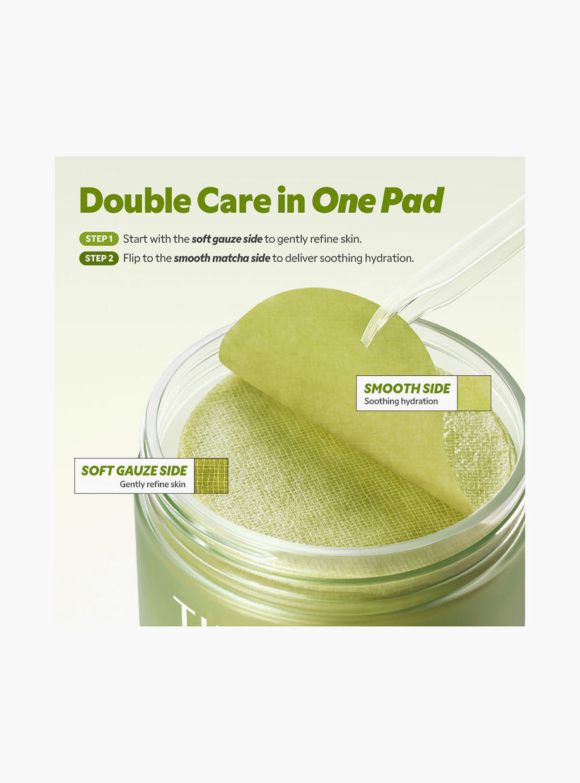 مناديل مهدئة للوجه من شاي ماتشا تيرتير، 160 مل-beautyandpersonalcare-skin-masks-facepads-image-2