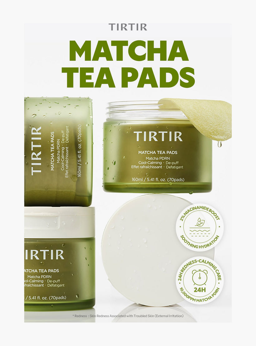 مناديل مهدئة للوجه من شاي ماتشا تيرتير، 160 مل-beautyandpersonalcare-skin-masks-facepads-image-8