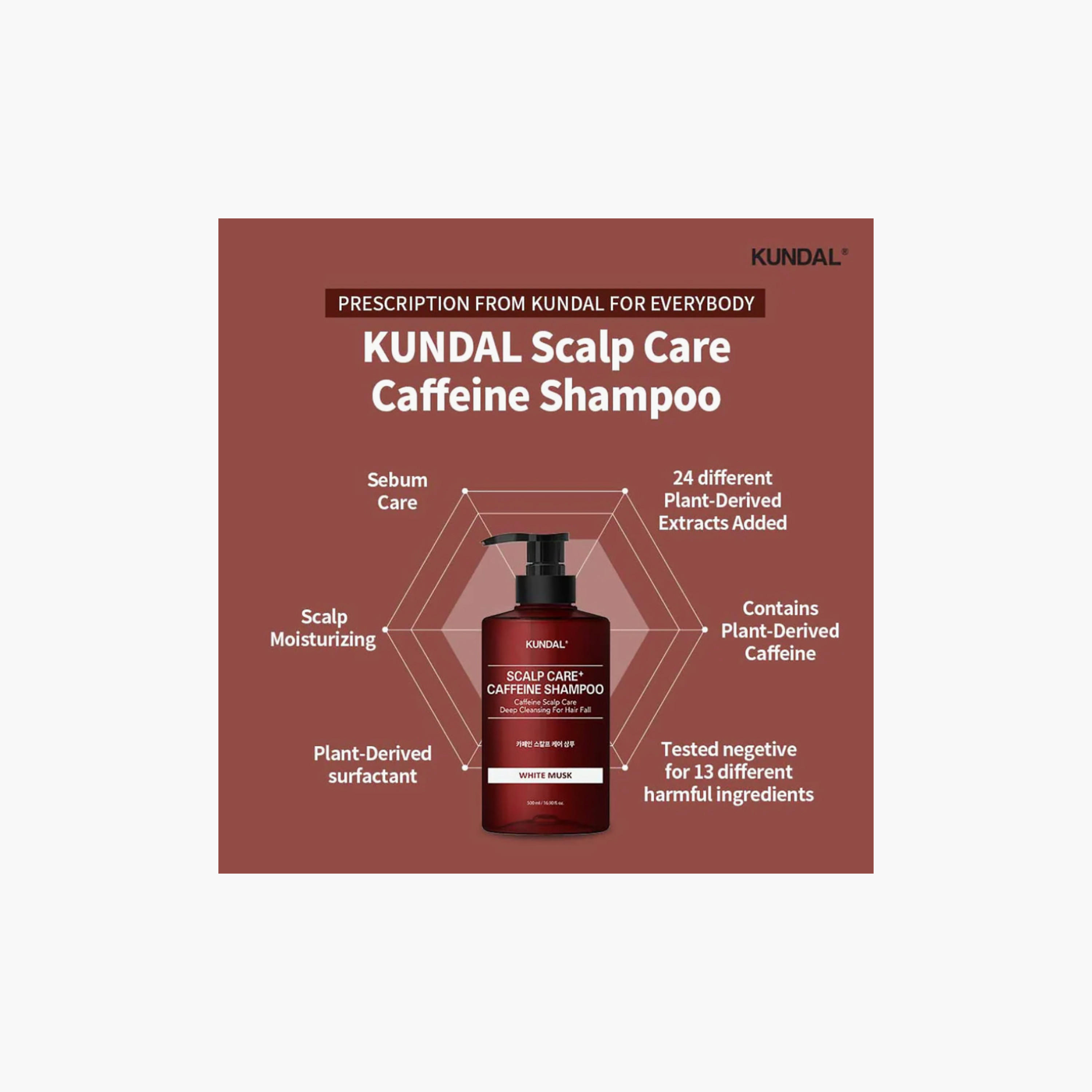 شامبو كوندال الطبيعي بالمسك الأبيض والكافيين 500 مل-beautyandpersonalcare-hair-haircare-shampoos-image-4