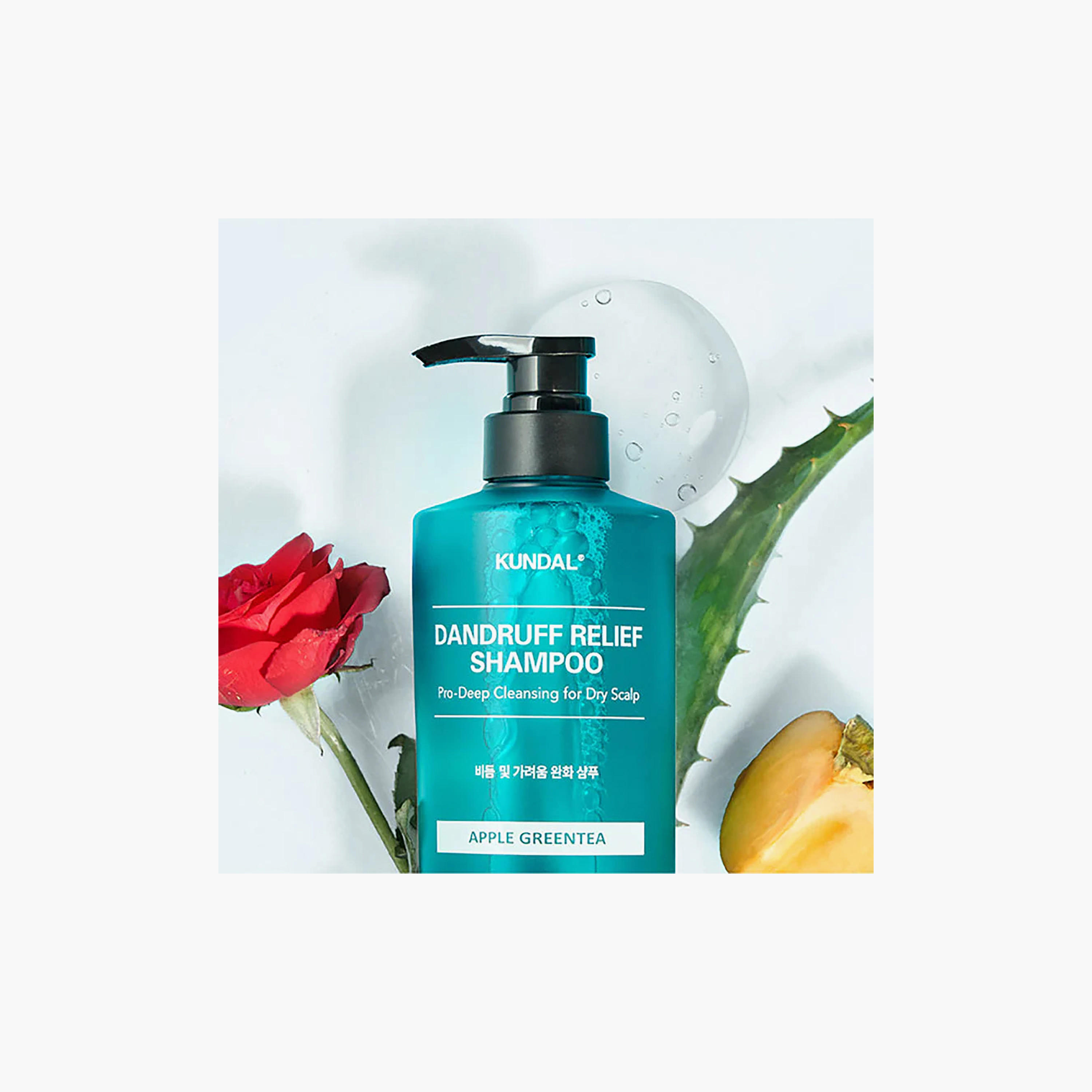 شامبو كوندال لعلاج قشرة الرأس برائحة التفاح والشاي الأخضر 500 مل-beautyandpersonalcare-hair-haircare-shampoos-image-4