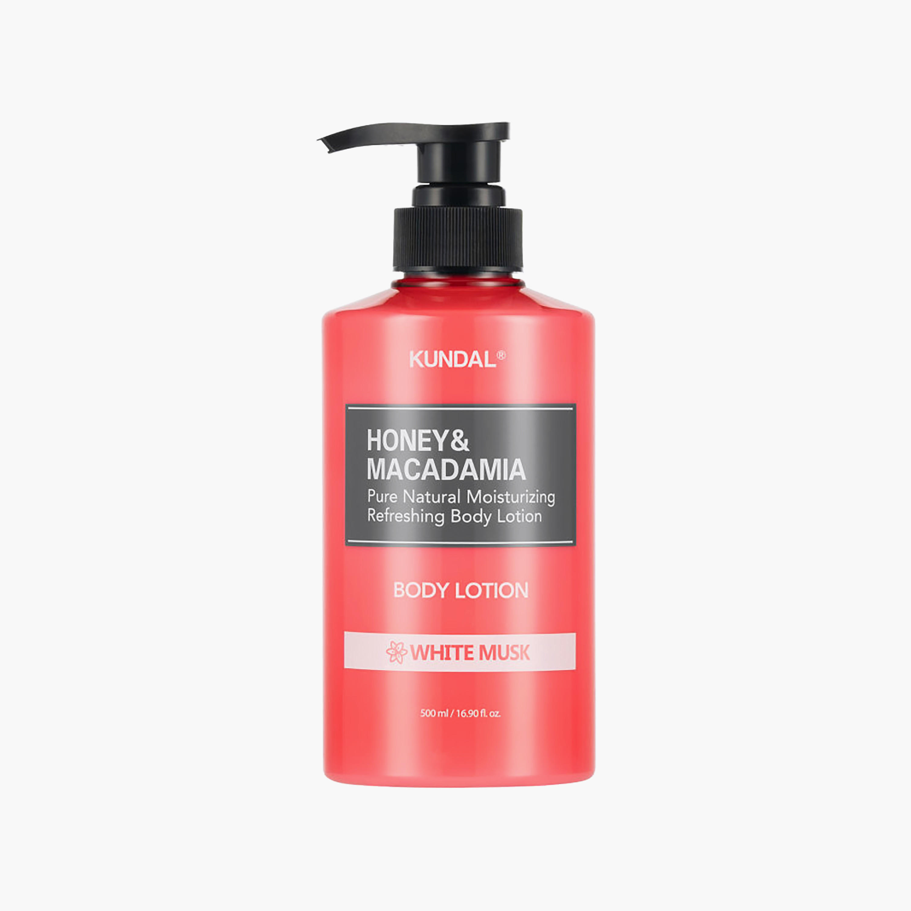 Kundal Honey & Macadamia White Musk Pure Body Lotion 500Ml-beautyandpersonalcare-skin-moisturisers-lotions-image-1