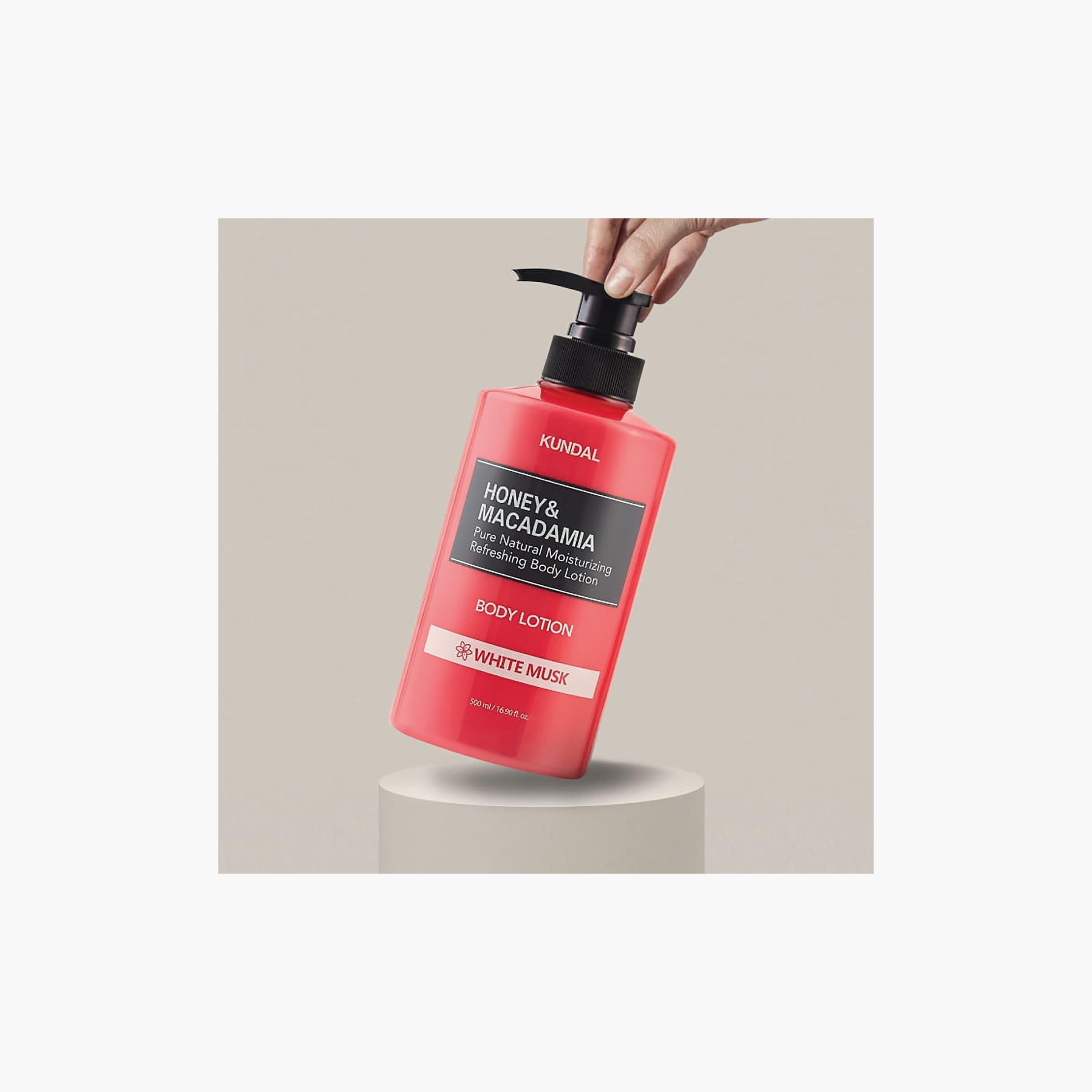 Kundal Honey & Macadamia White Musk Pure Body Lotion 500Ml-beautyandpersonalcare-skin-moisturisers-lotions-image-2