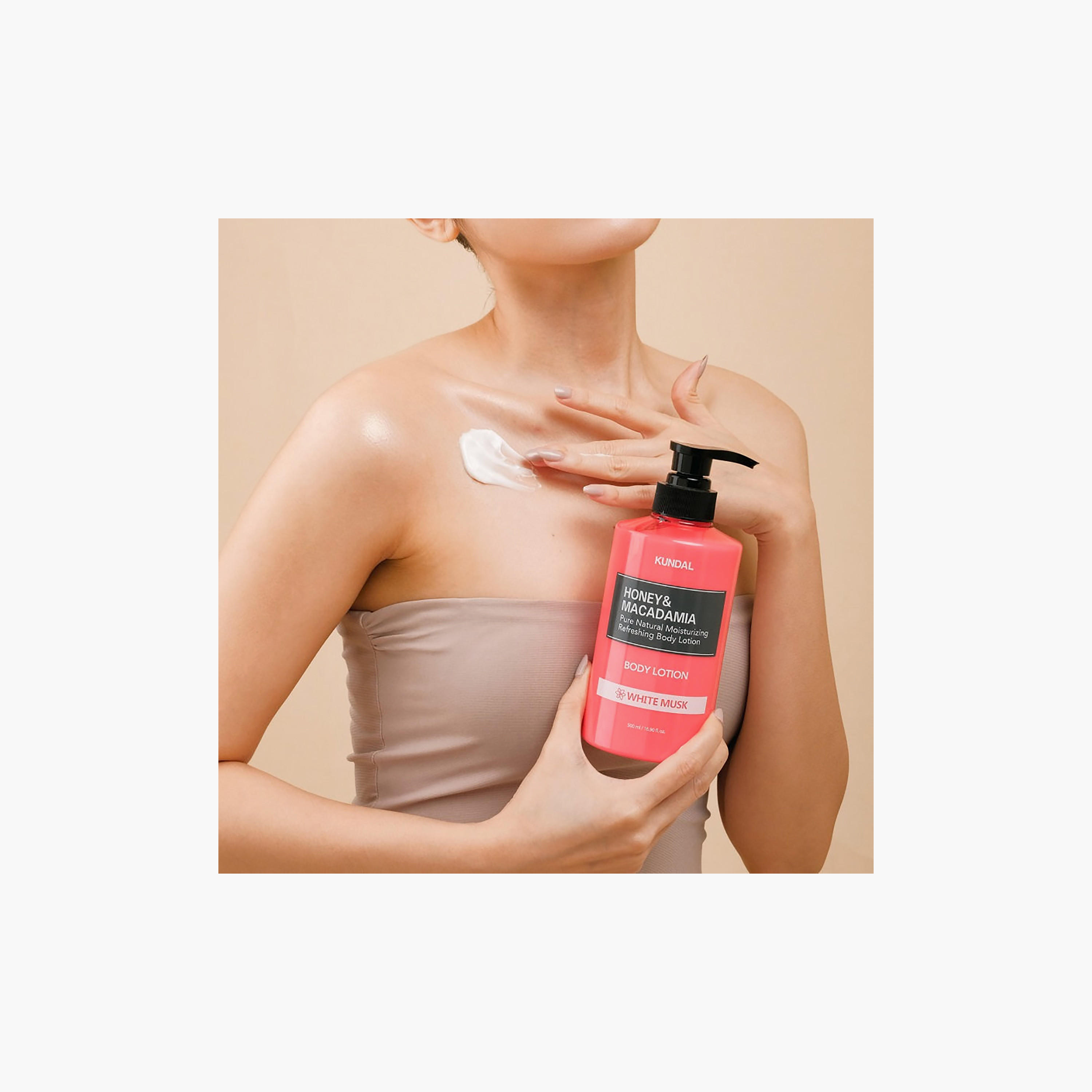 Kundal Honey & Macadamia White Musk Pure Body Lotion 500Ml-beautyandpersonalcare-skin-moisturisers-lotions-image-3