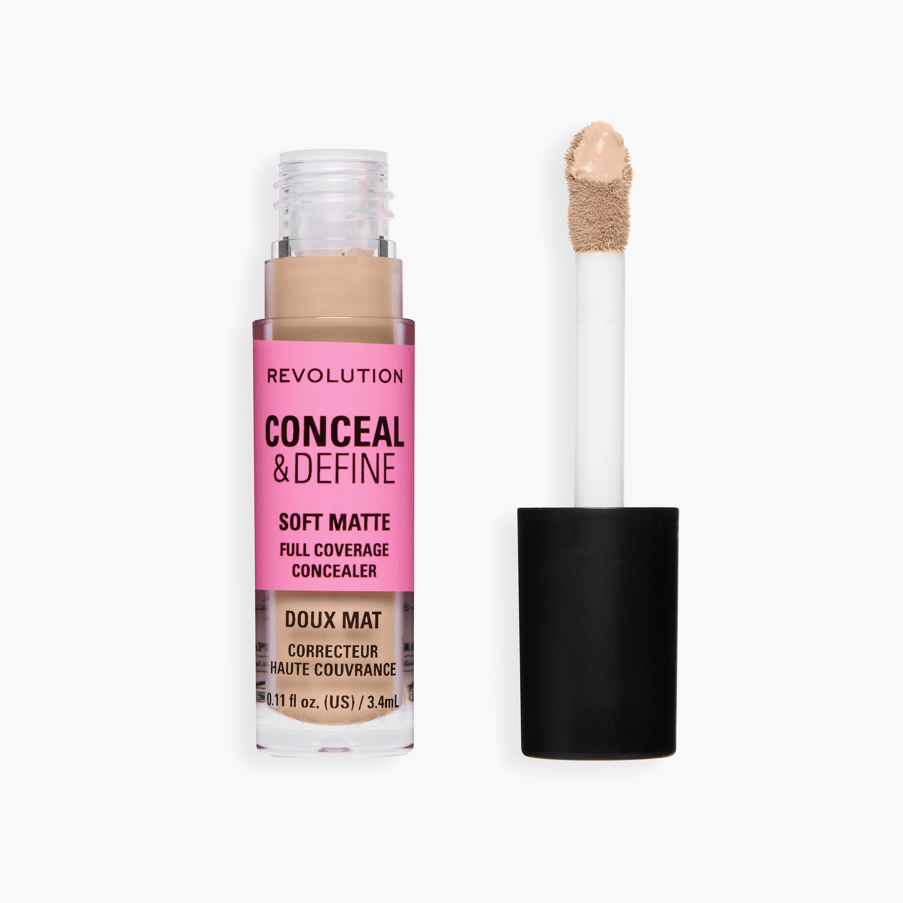 كونسيلر ميك أب ريفوليوشن كونسيل آند ديفاين بتغطية كاملة - 4 غرام-beautyandpersonalcare-makeup-face-concealers-image-1